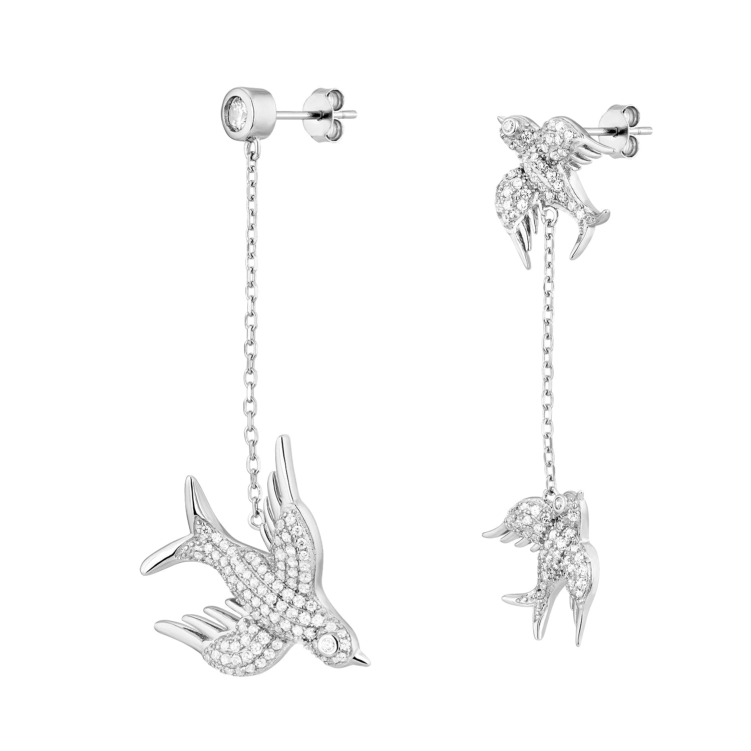 PENDIENTES ASIMÉTRICOS HIRONDELLE