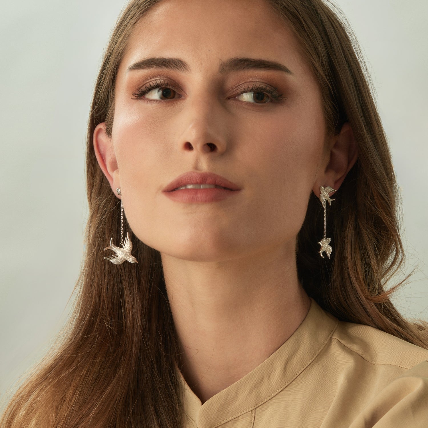 PENDIENTES ASIMÉTRICOS HIRONDELLE