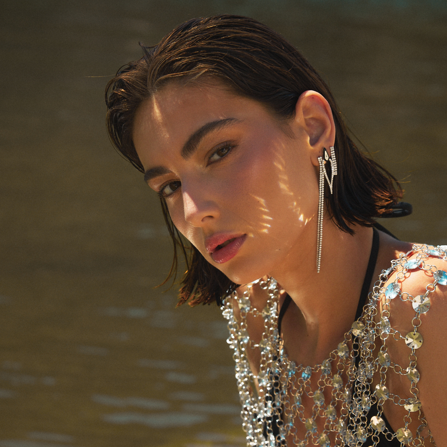 SHARON ASYMMETRIC EARRINGS