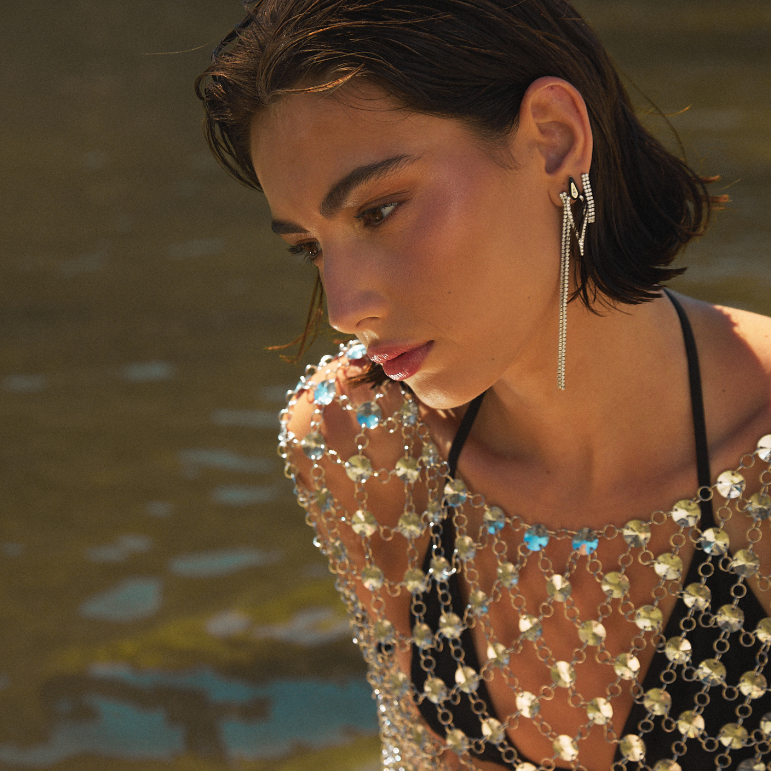 SHARON ASYMMETRIC EARRINGS