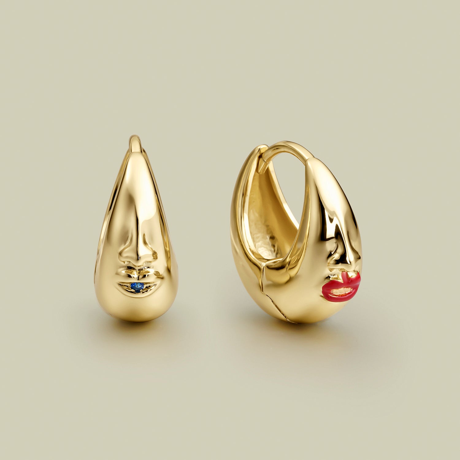 TRUE FACES ASYMMETRIC EARRINGS