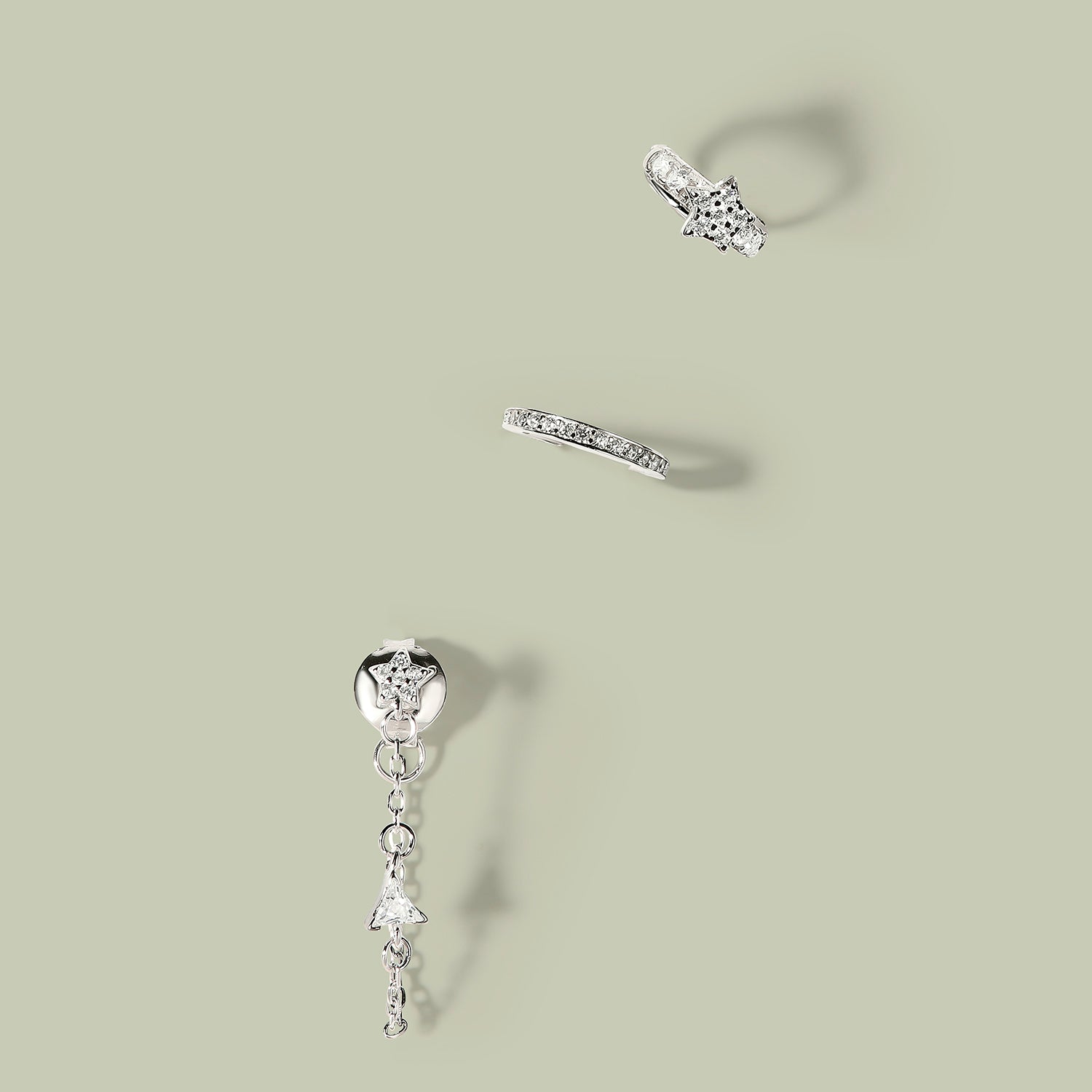 EARCANDY SILBER SET 3