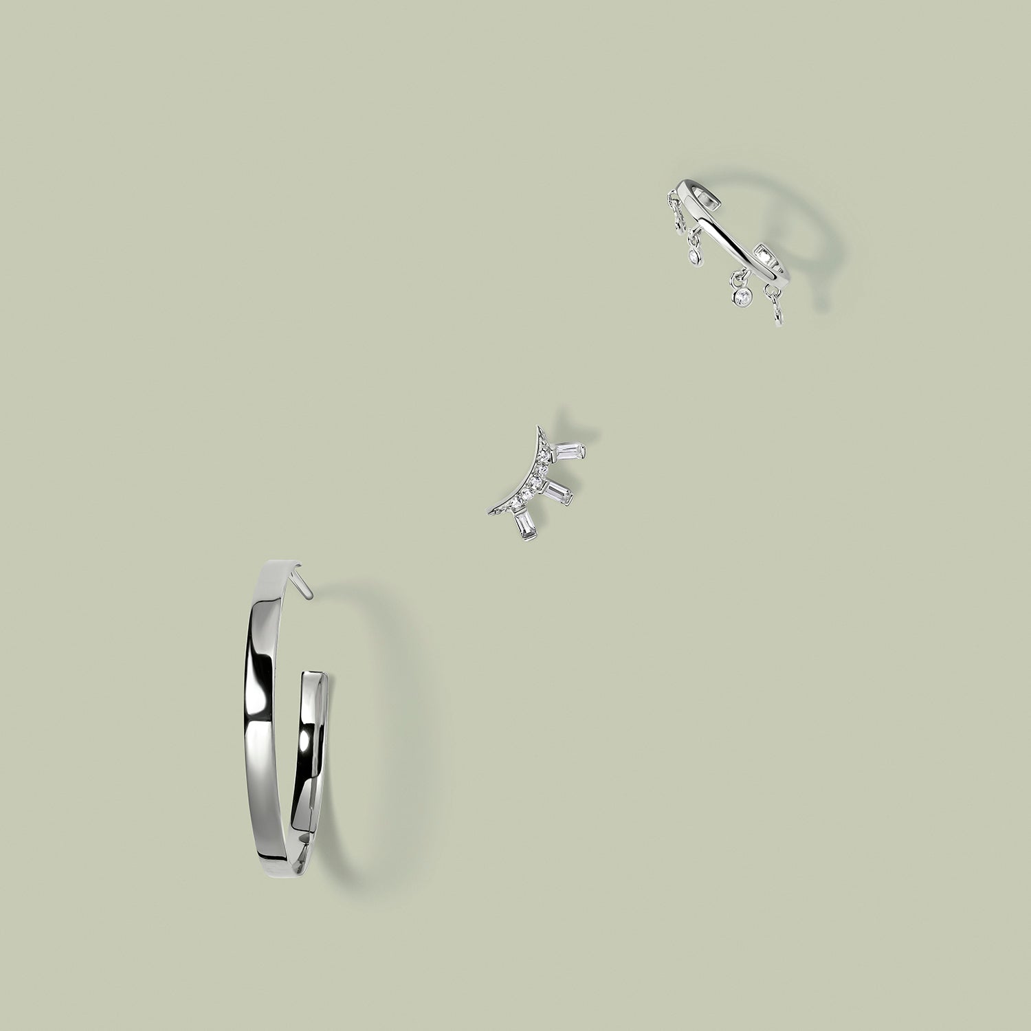 90 SILBER EARCANDY SET