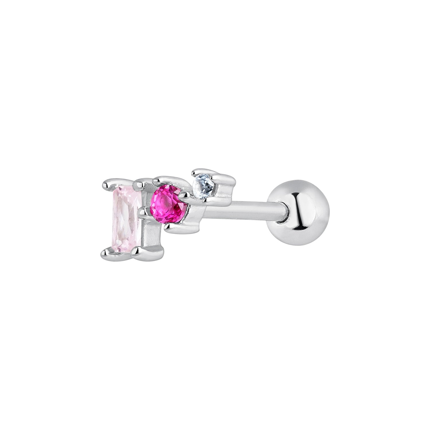 PENDIENTE PIERCING DE PLATA SWEET BUZZ-TRAGUS