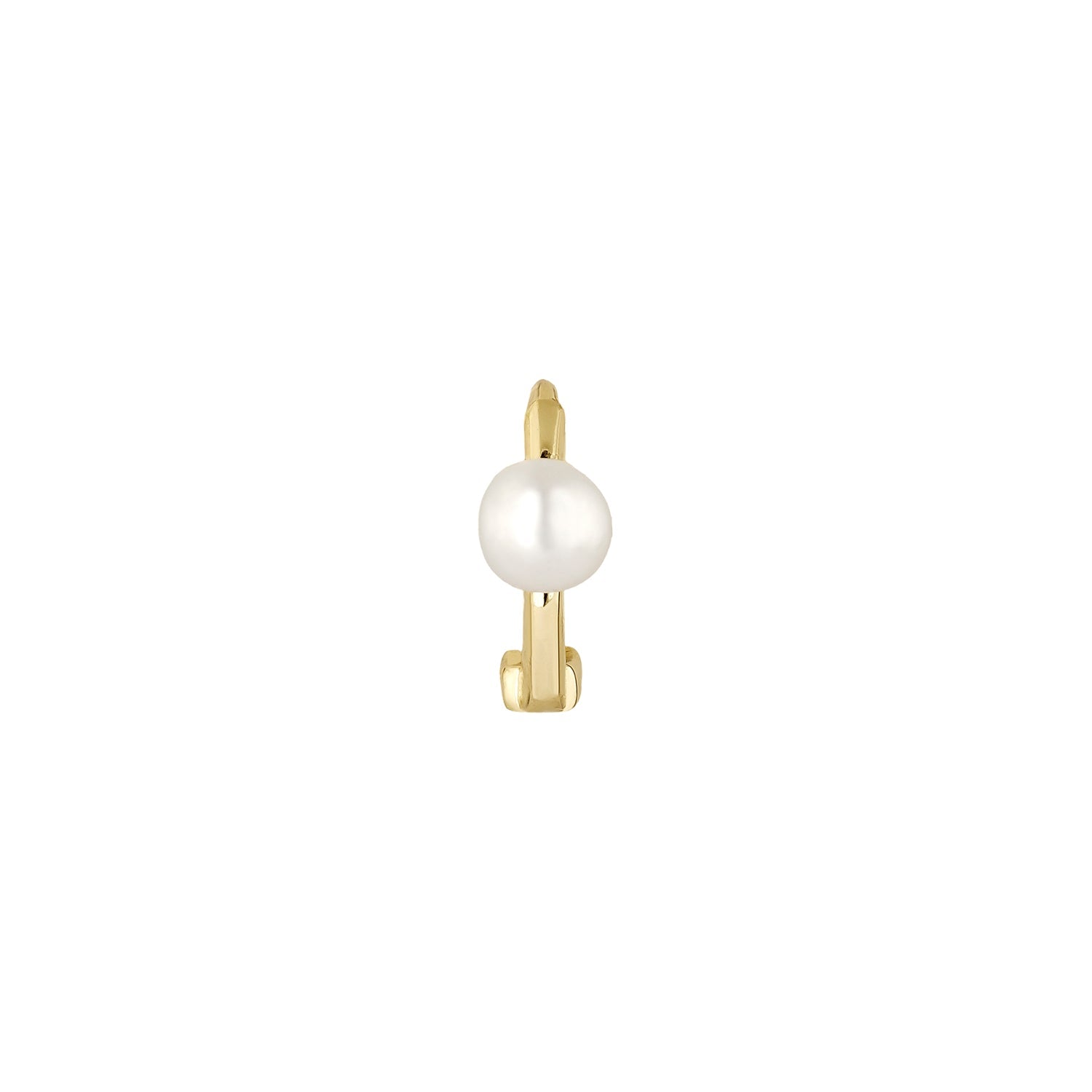 PERLE BLANCHE EINZELNER OHRRING