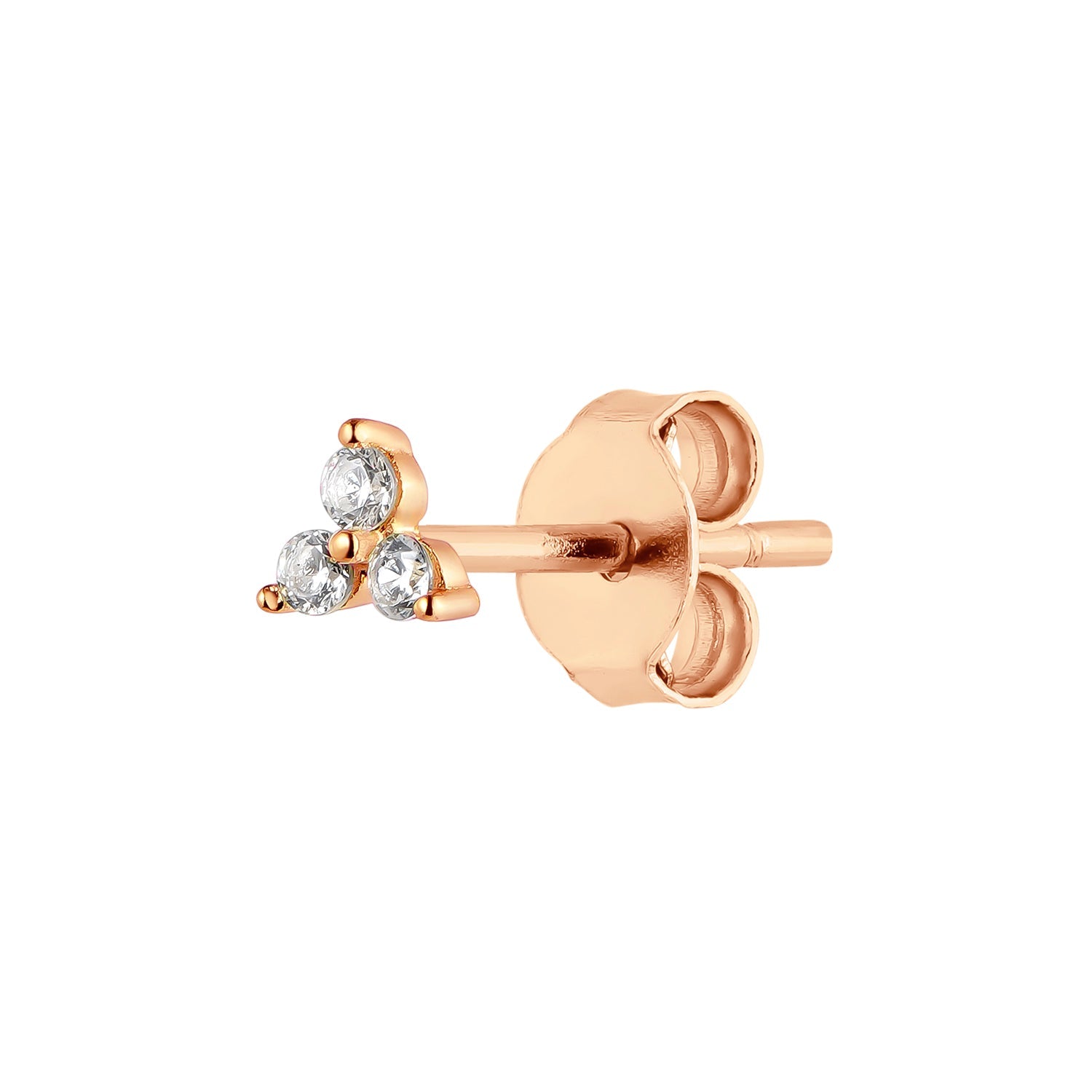 PRINCESSE ROSE GOLD SINGLE EARRING