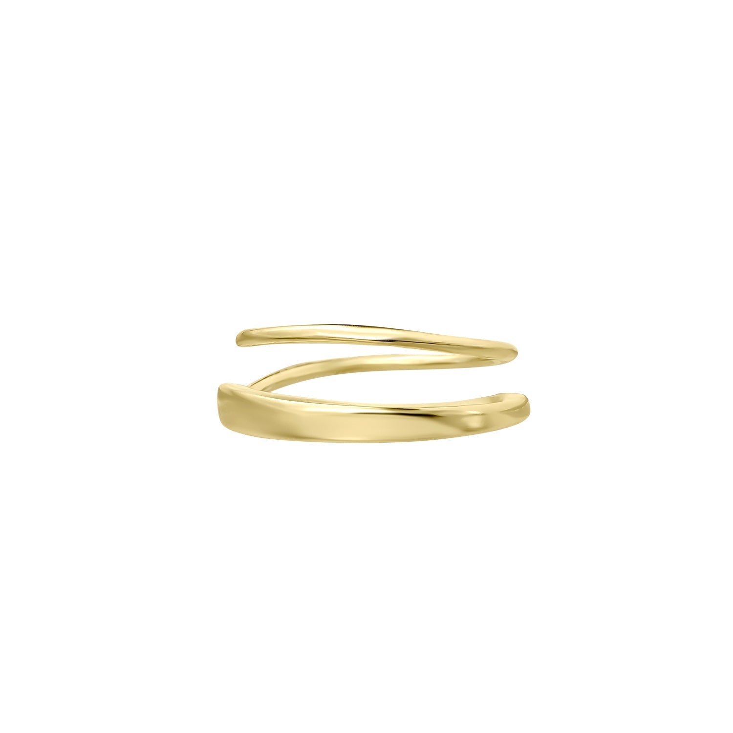 PENDIENTE PIERCING ARO DOUBLE TWIST