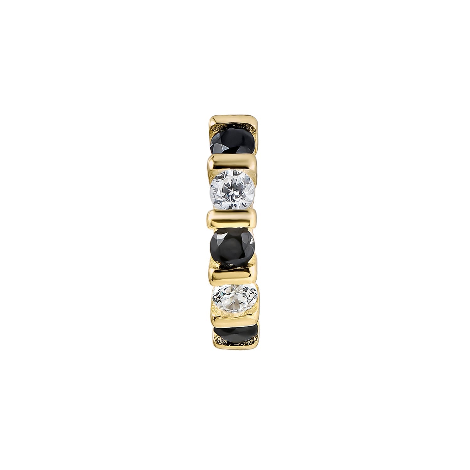 SONIA YELLLOW GOLD SPINELS SINGLE EARRING