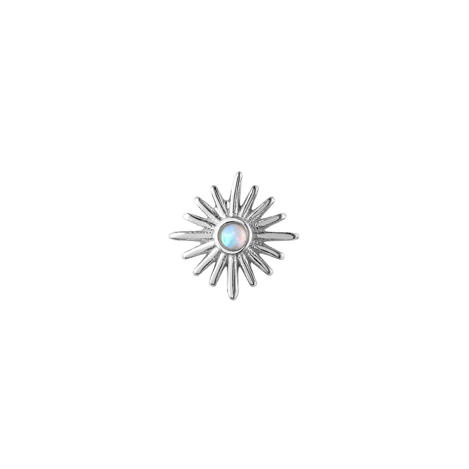 SILBER SOLEIL EINZELNER OHRRING