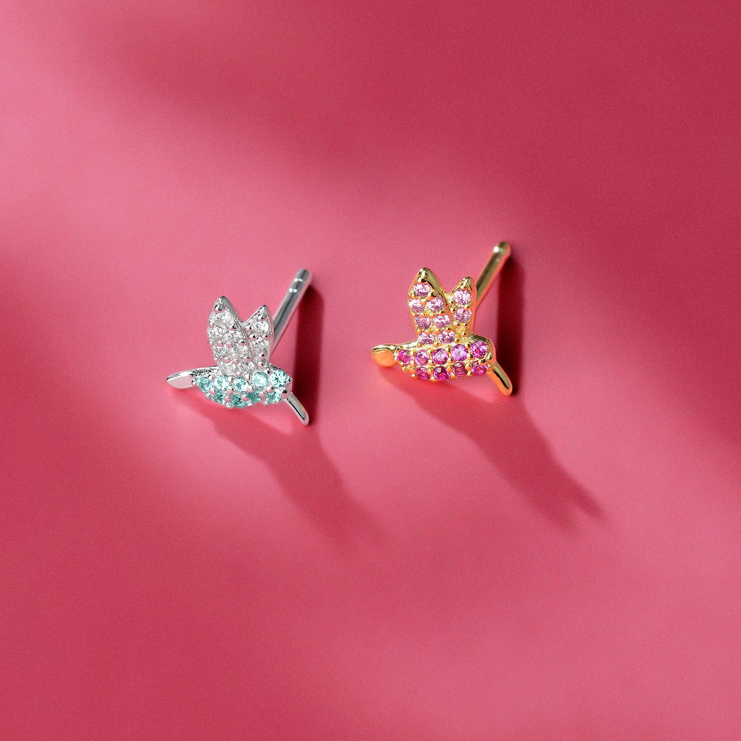 COLIBRI SILVER SINGLE EARRING