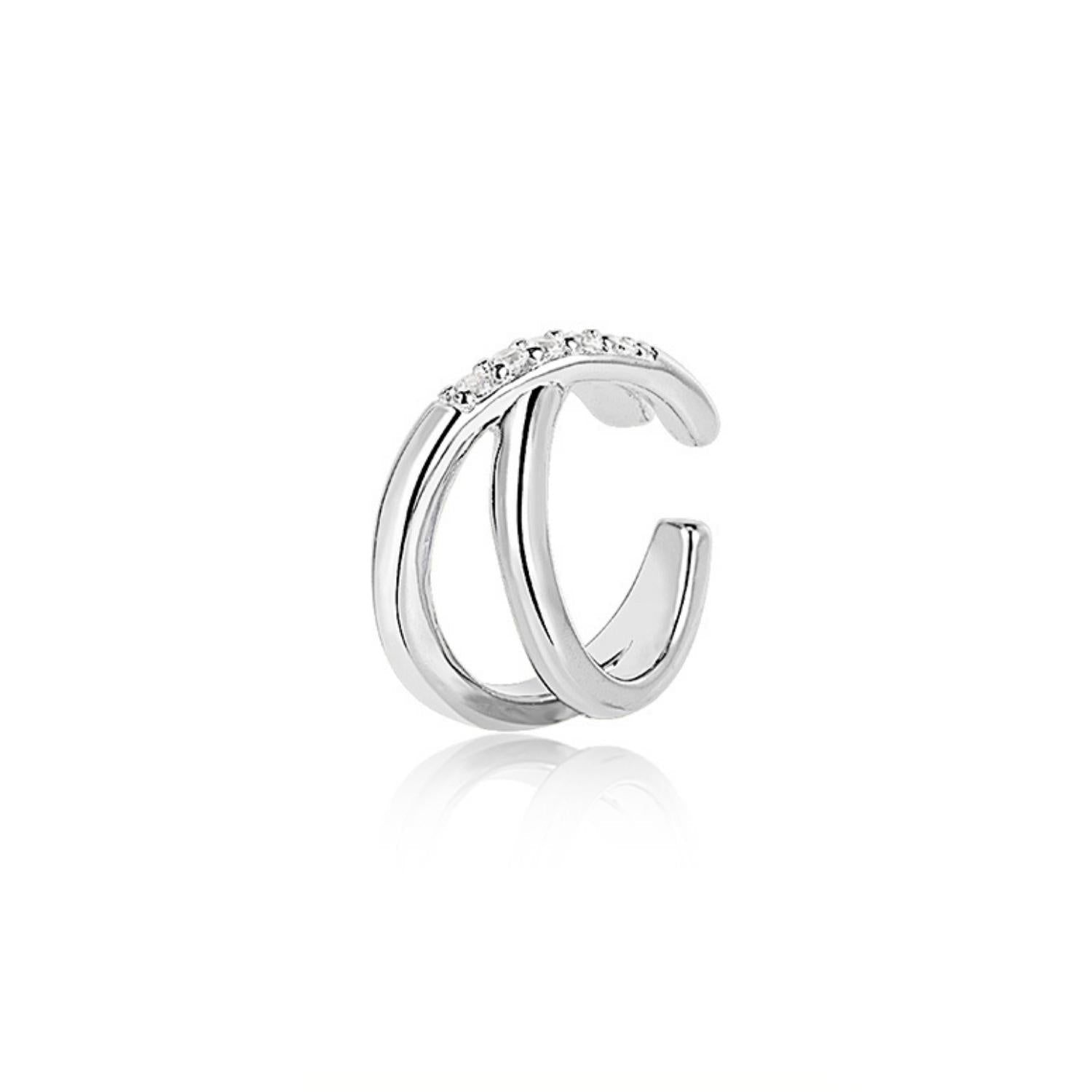 EAR CUFF DE PLATA DYNA