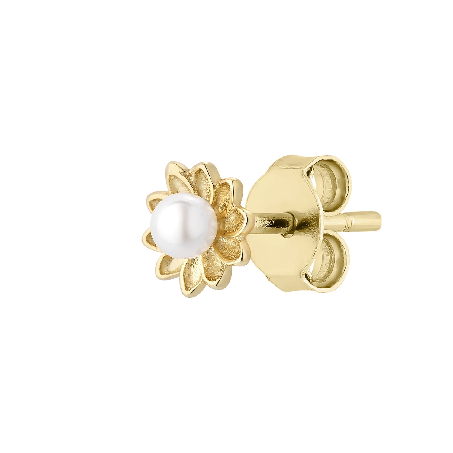 PENDIENTE PIERCING FLOWER-PEARL