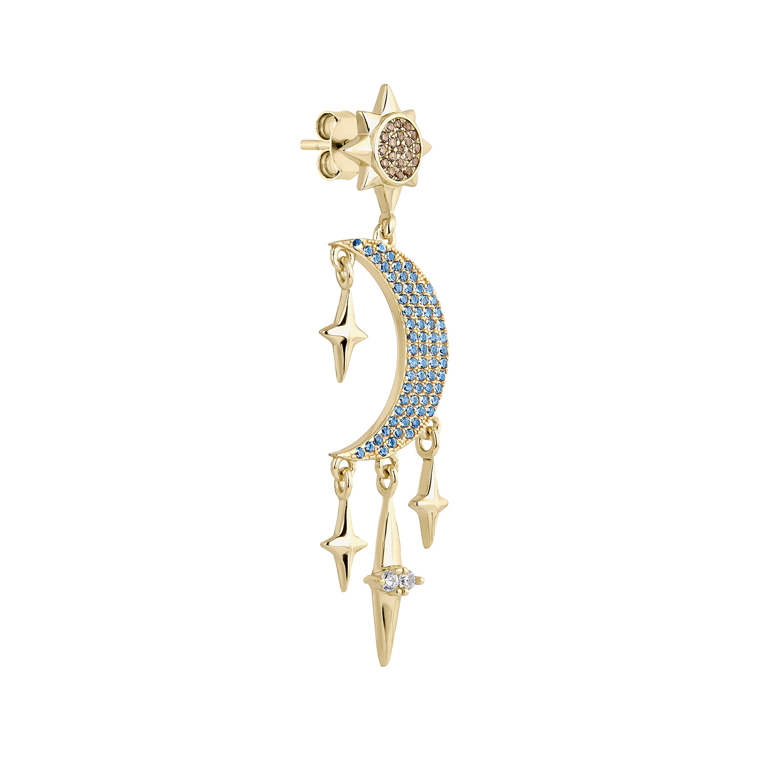 BOUCLE D'OREILLE INDIVIDUELLE MYSTIQUE
