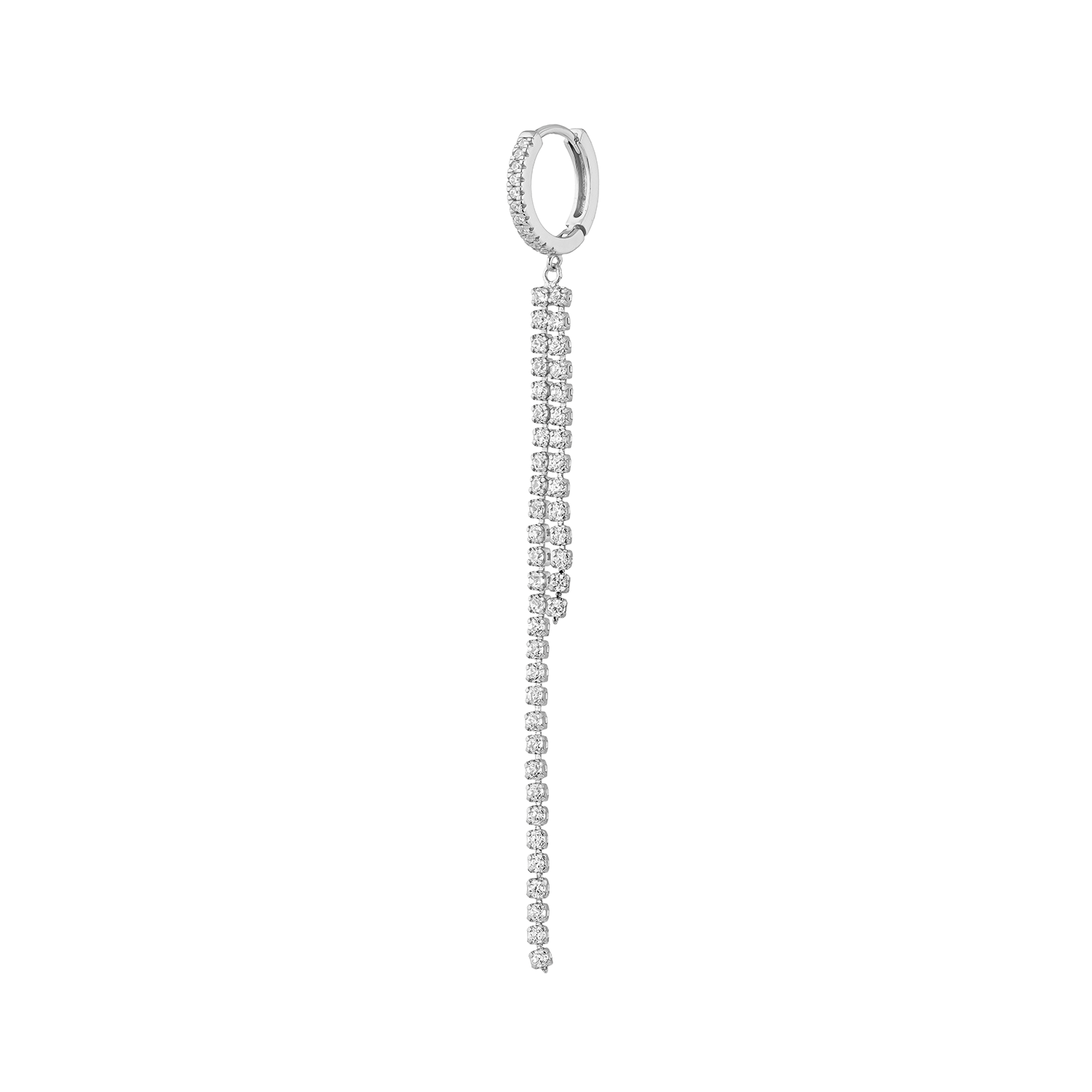 PENDIENTE PIERCING ARO DE PLATA SIENA
