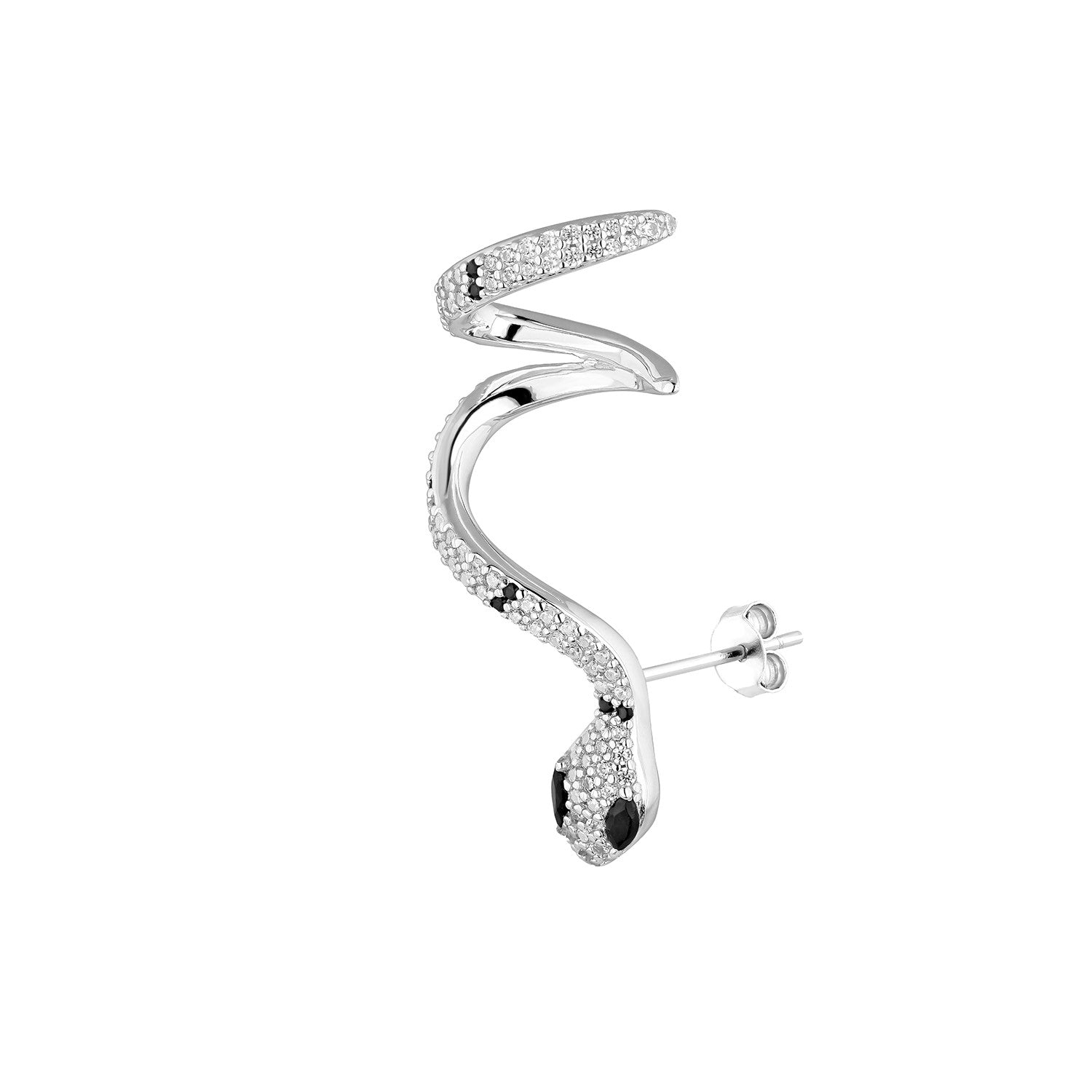 SILBER MANIKE EINZELNER OHRRING