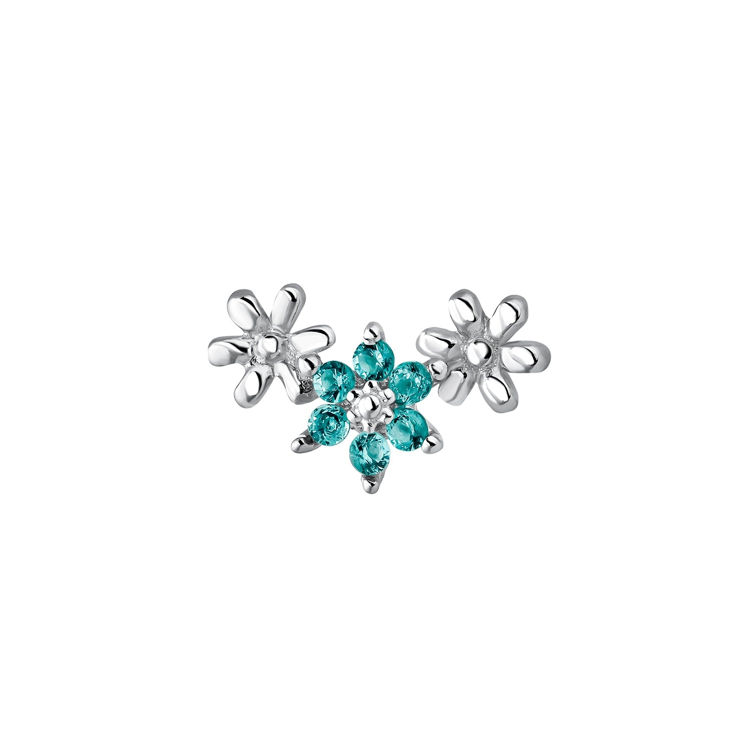 LYRA SILVER SINGLE EARRING