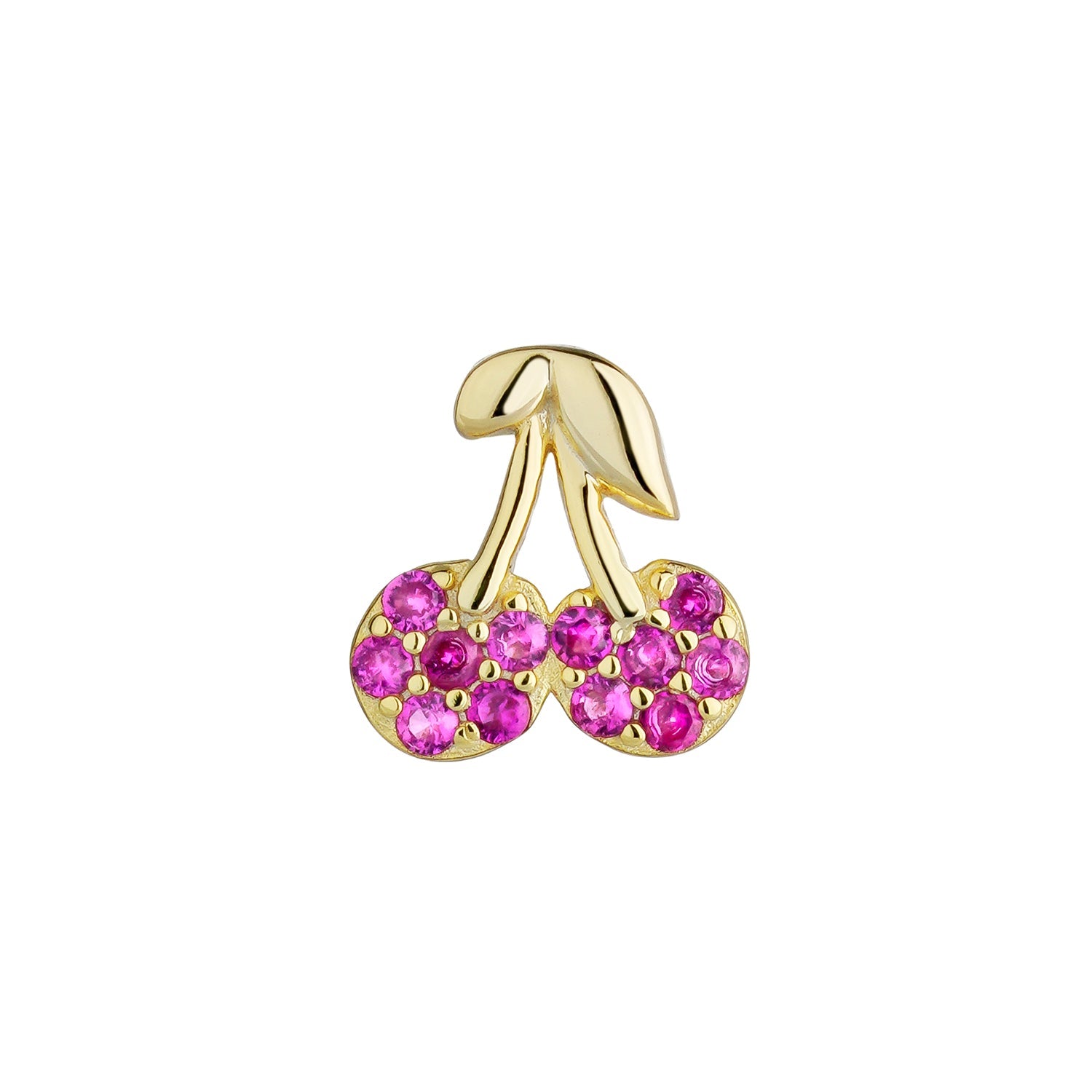 CHERRY PIERCING EARRING