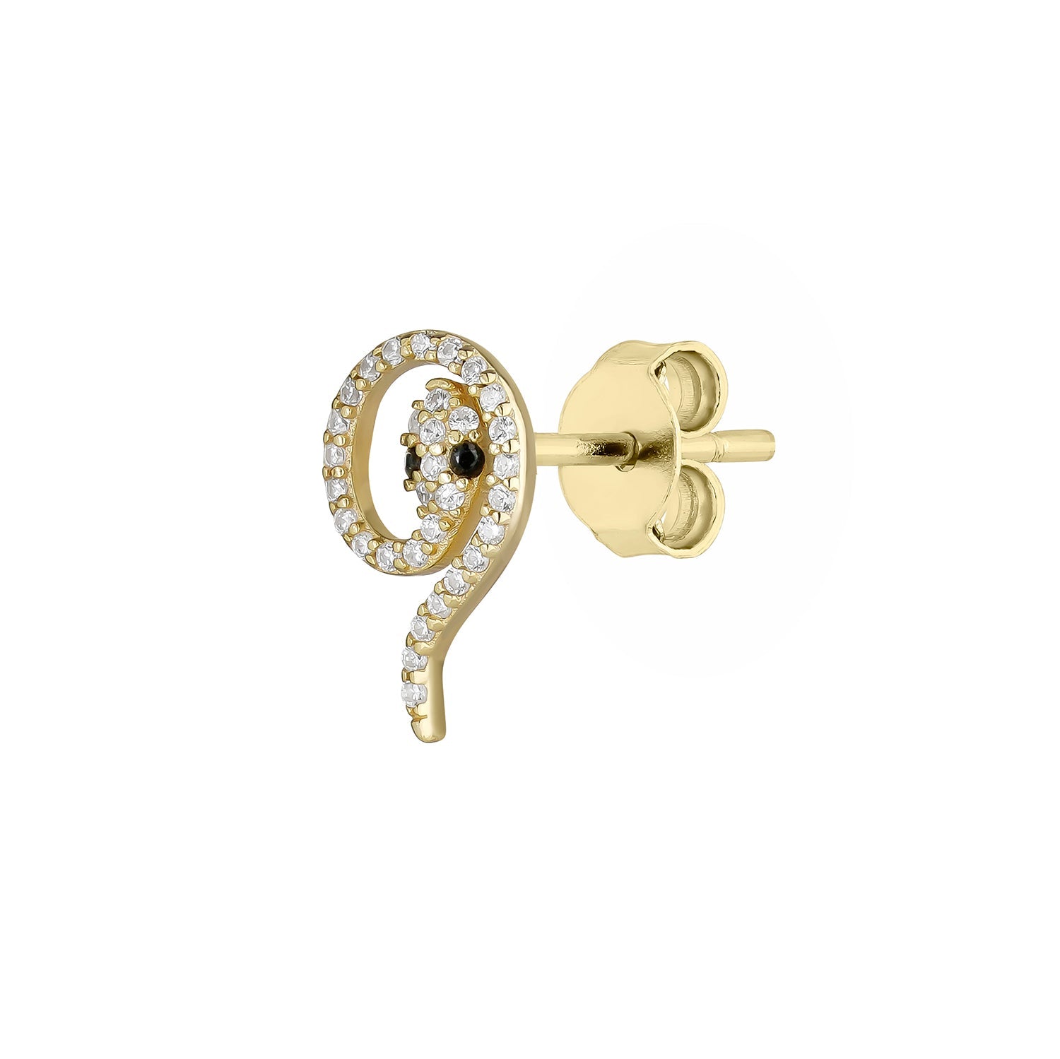 BOUCLE D'OREILLE INDIVIDUELLE SERPENT