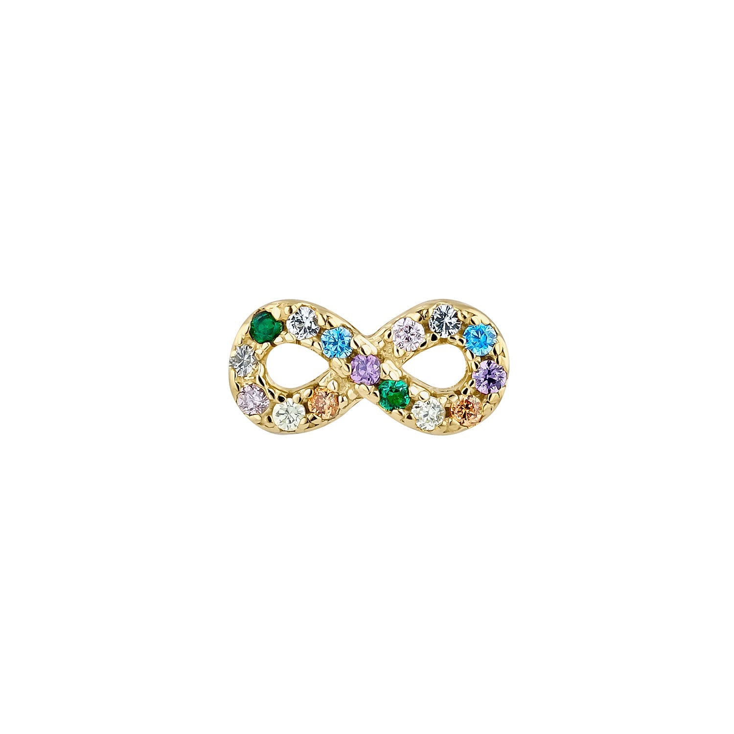 PENDIENTE PIERCING INFINITY