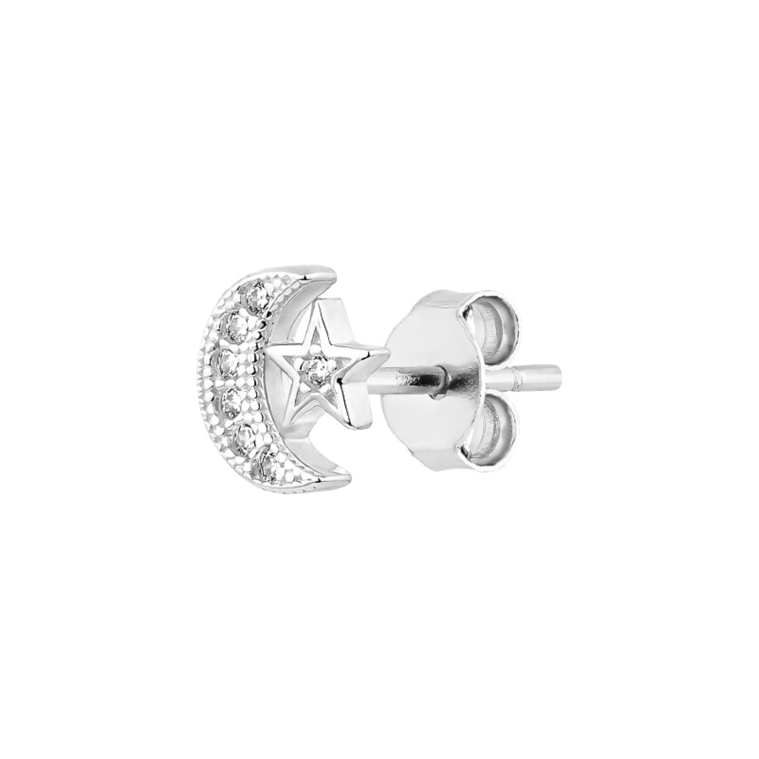HEAVEN SILVER PIERCING EARRING