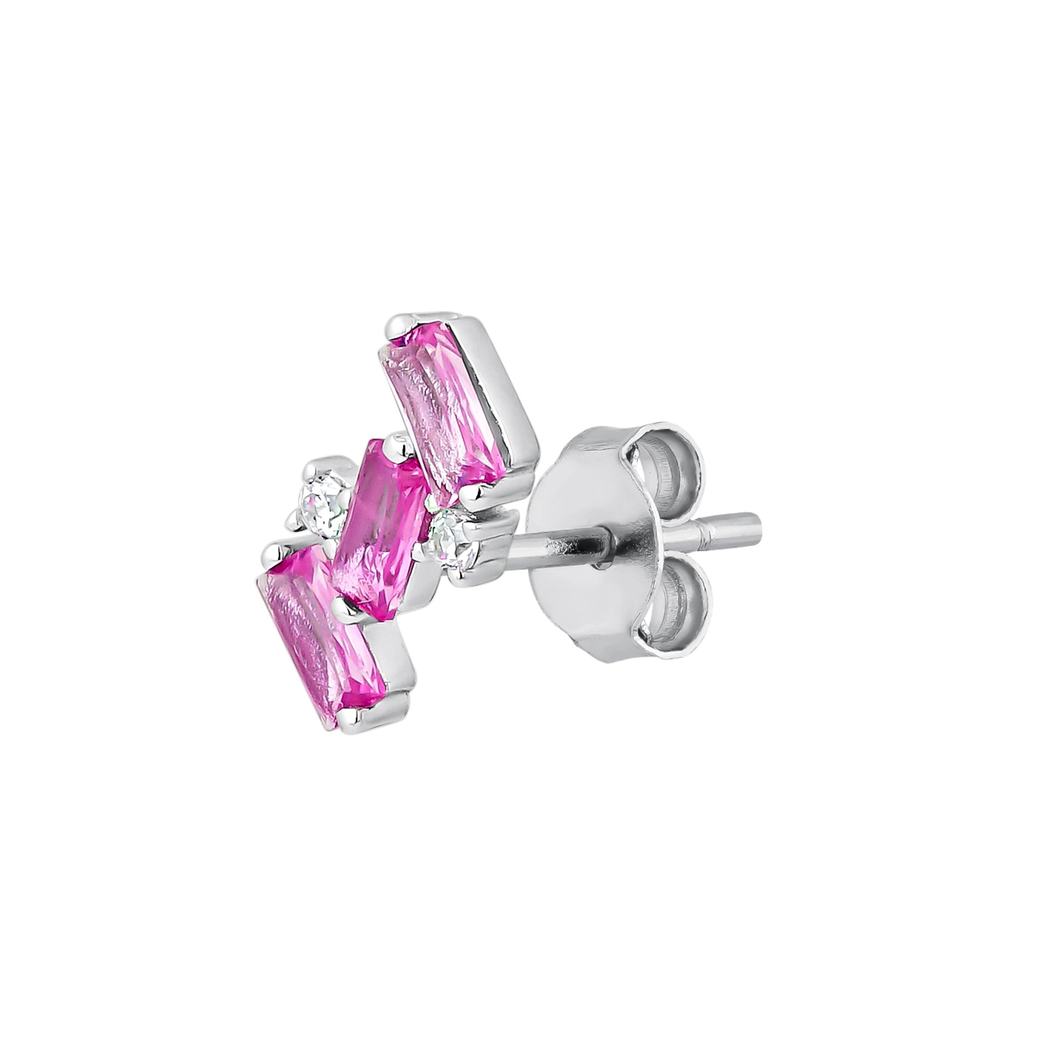 BOUCLE D'OREILLE INDIVIDUELLE EN ARGENT CIRA