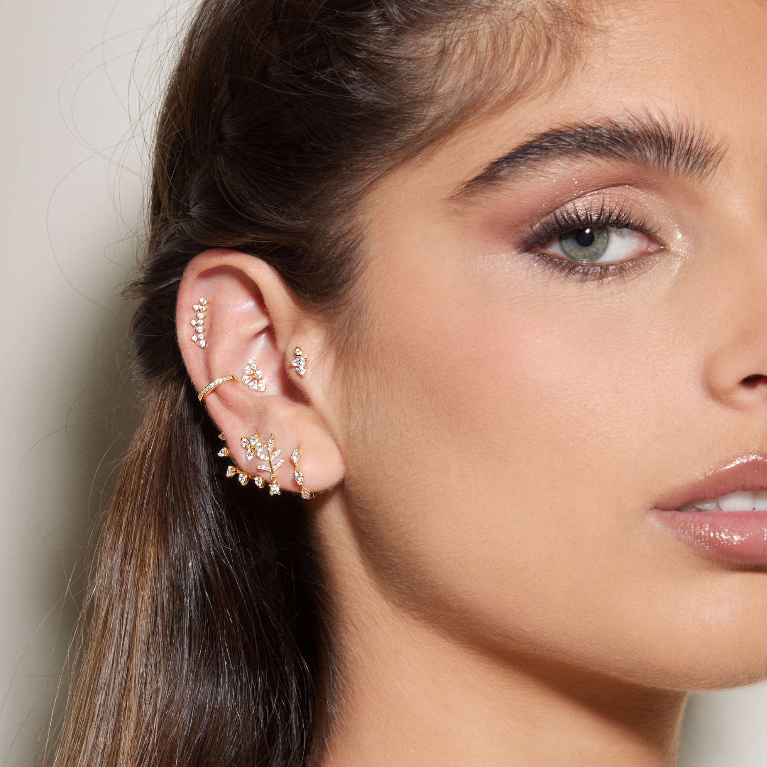 ZURA HOOP PIERCING EARRING
