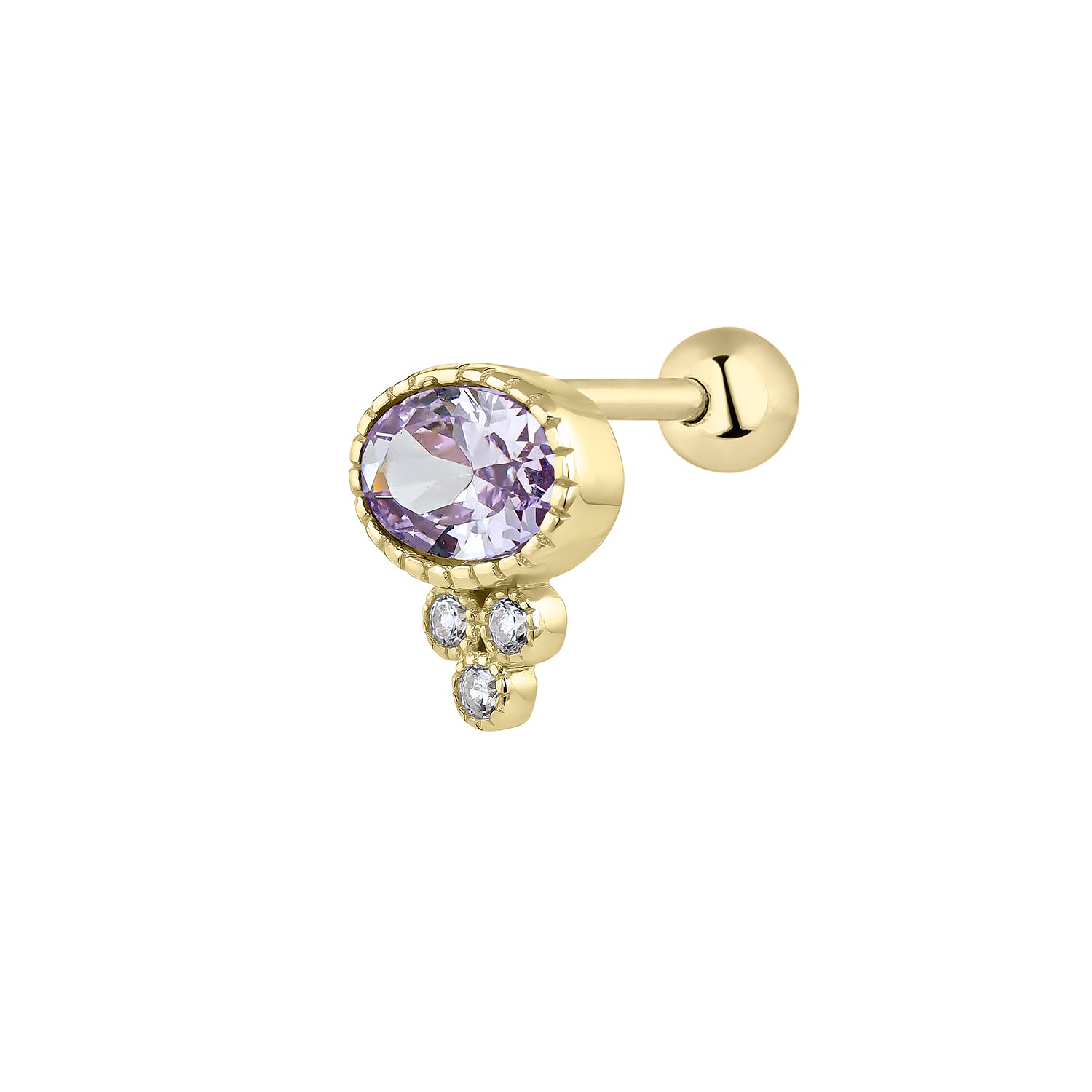 MIANMAR PIERCING-OHRRING