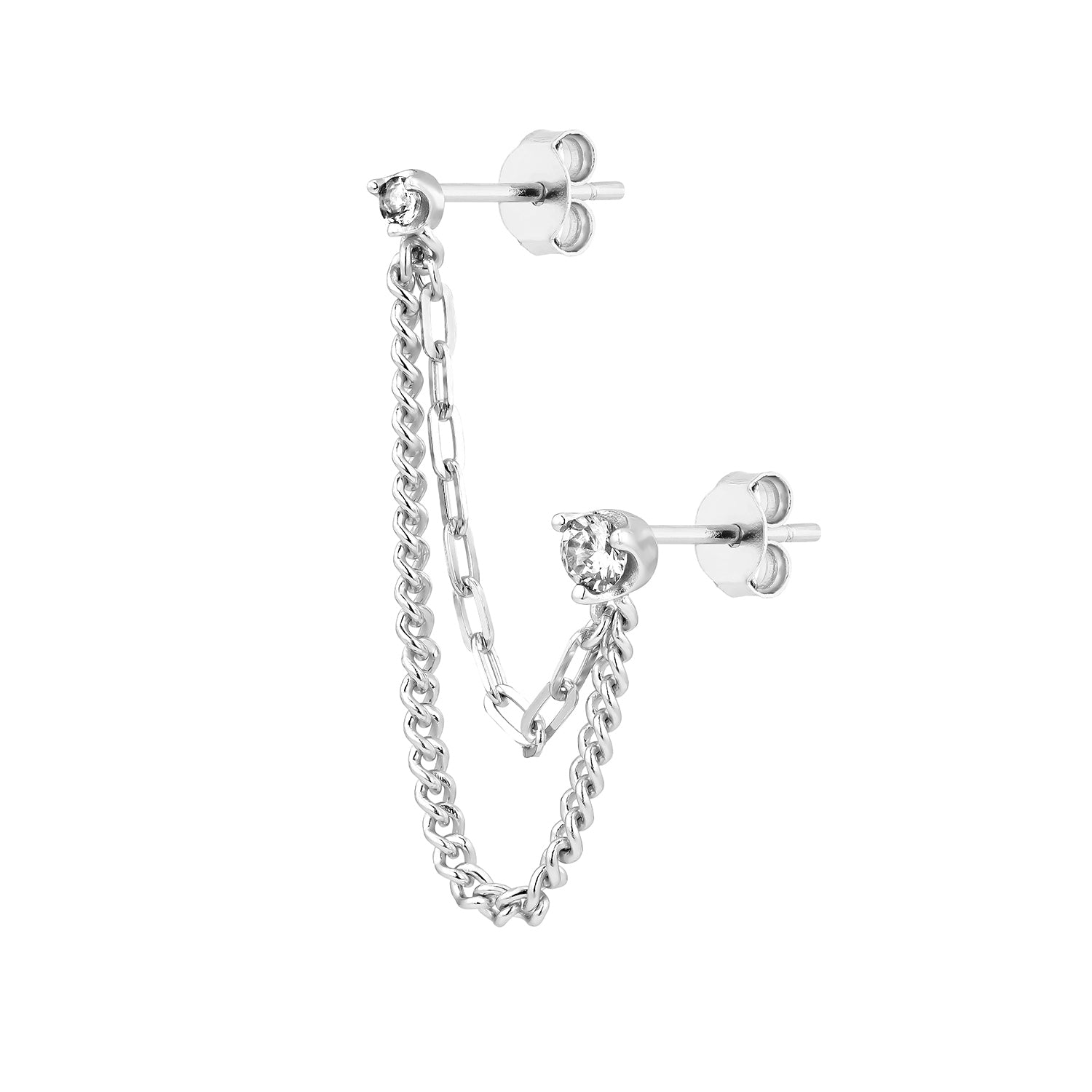 KAIA SILBER MULTIPLE PIERCING OHRRING