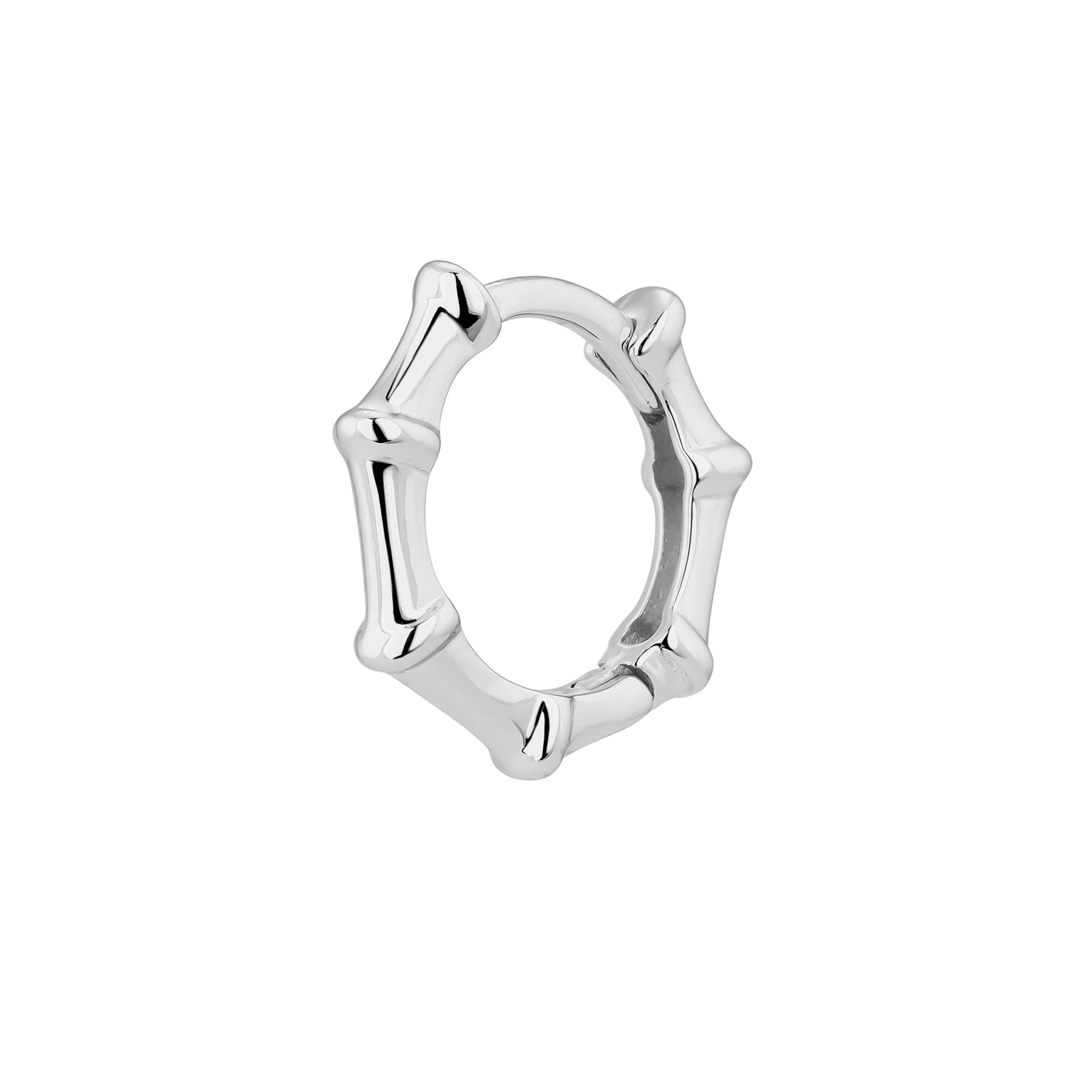 CREOLEN-PIERCING-OHRRING AUS SILBER DER ELFENBEINKÜSTE