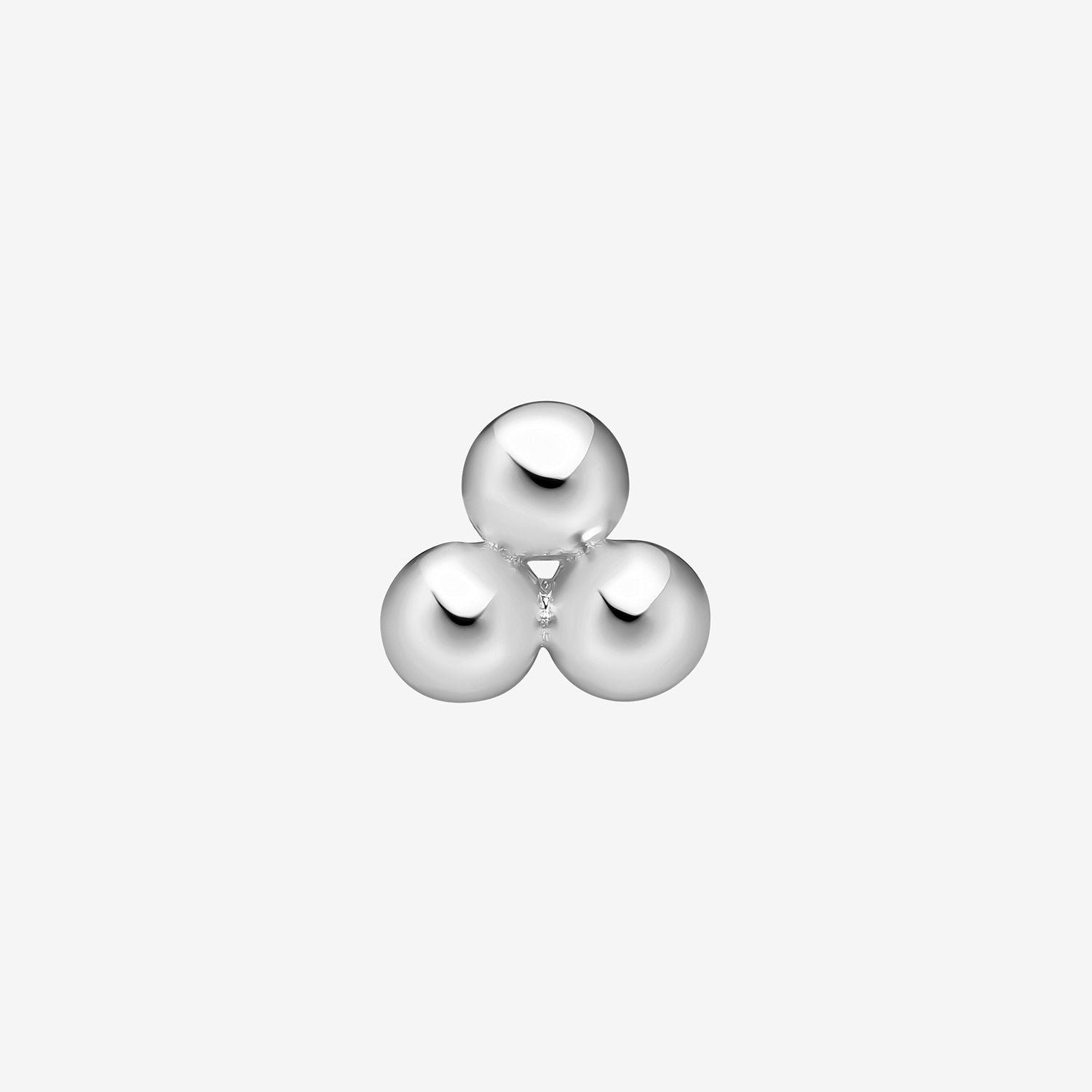 ZION SILVER PIERCING EARRING