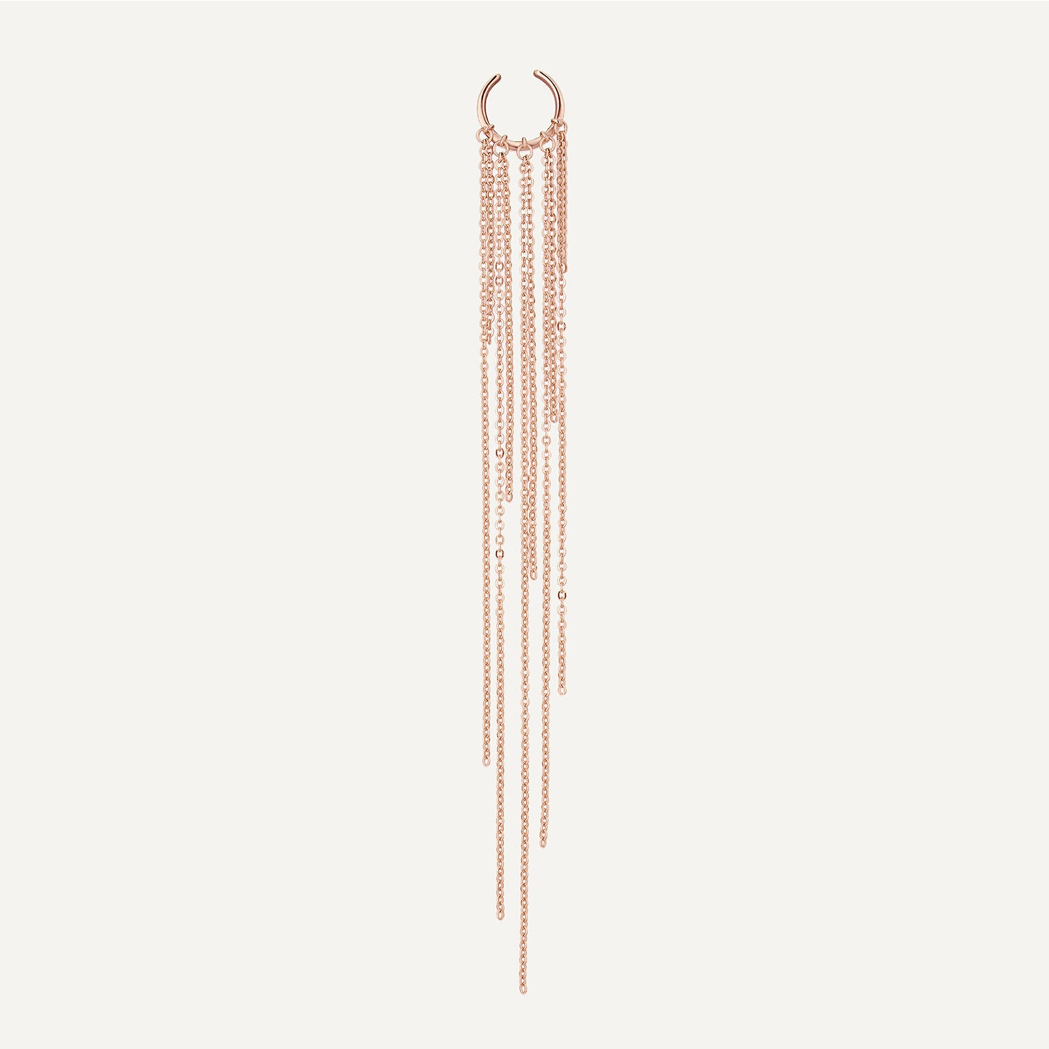 BOUCLES D'OREILLES CASCADE ORO ROSA