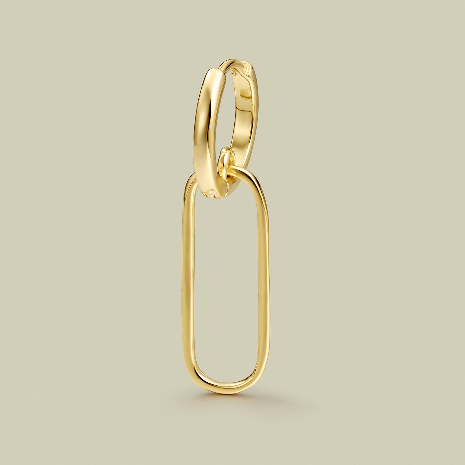 PENDIENTE PIERCING ARO GOLDEN LINK