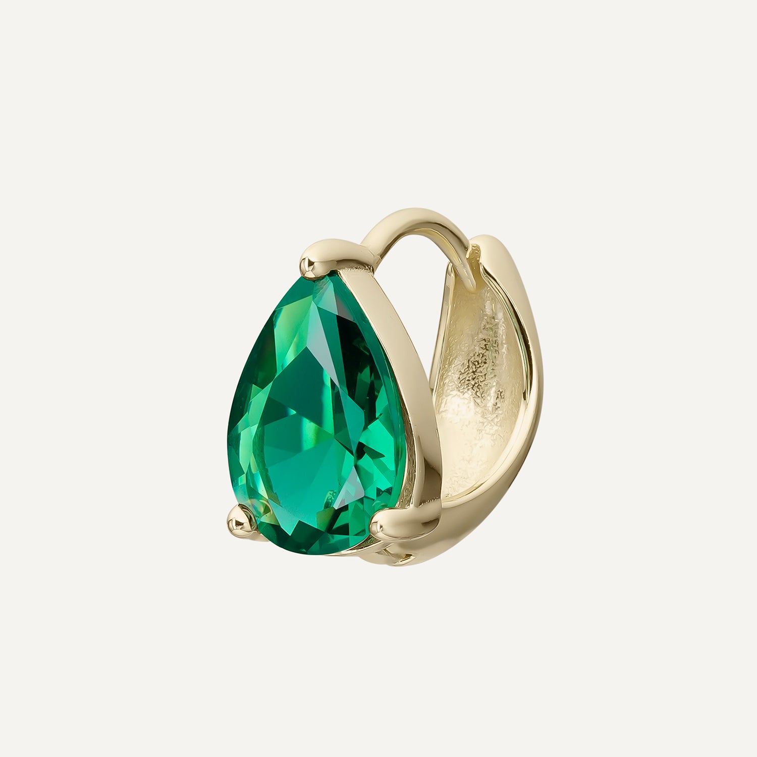 PENDIENTE PIERCING ARO GREEN OLIVIA