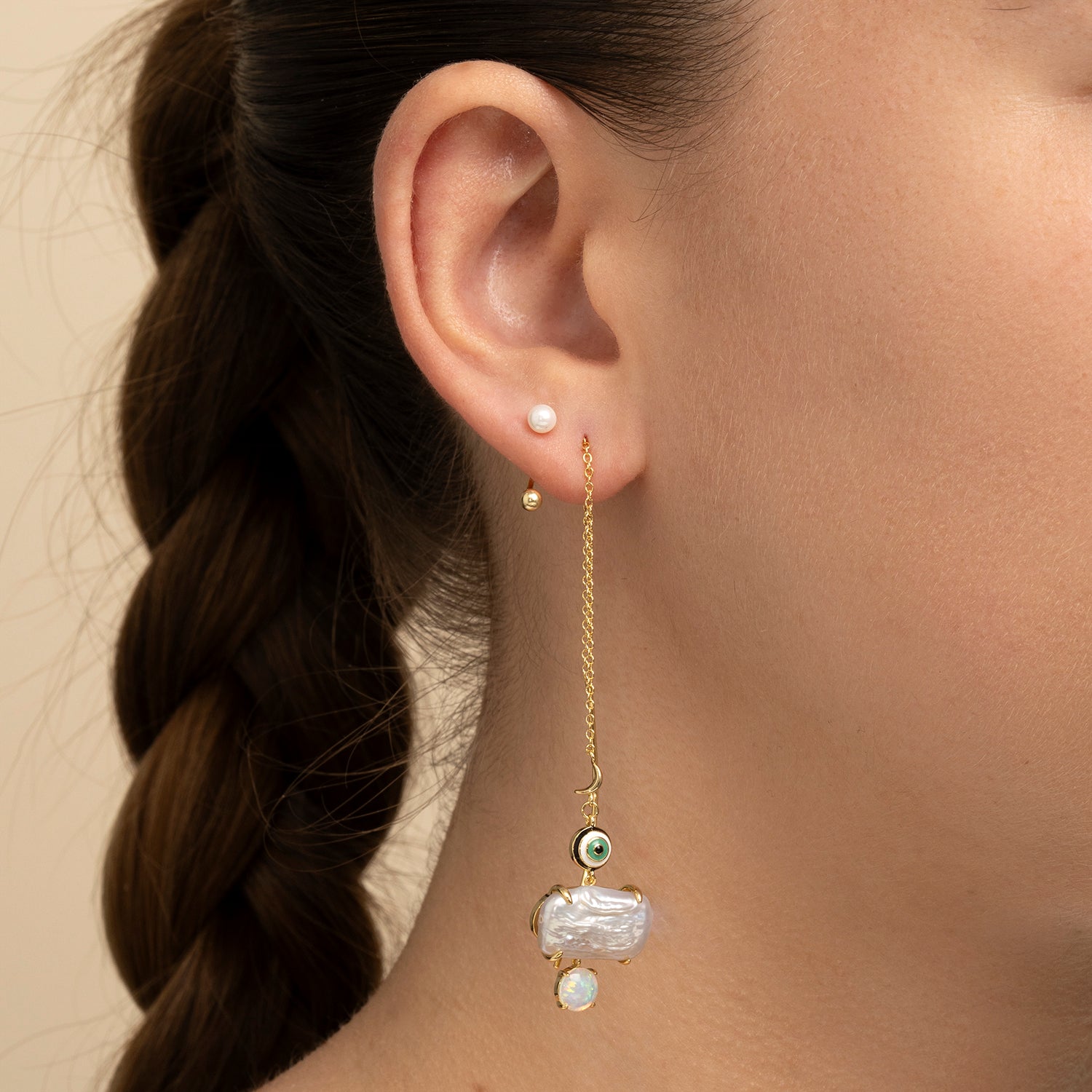 PENDENTIF PIERCING ZANTE PERLE