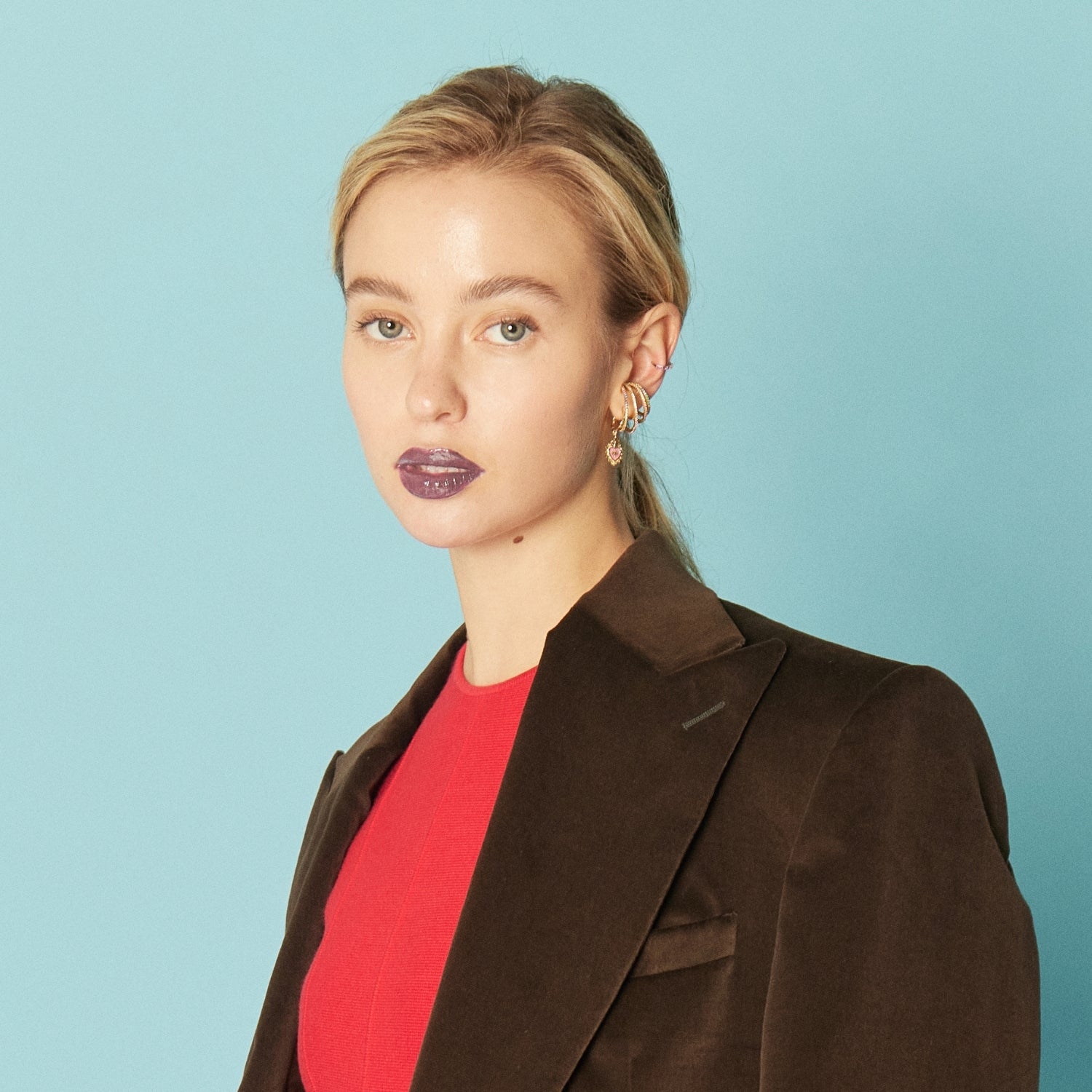 BOUCLE D'OREILLE PIERCING ANNEAU AMOUR SACRÉ