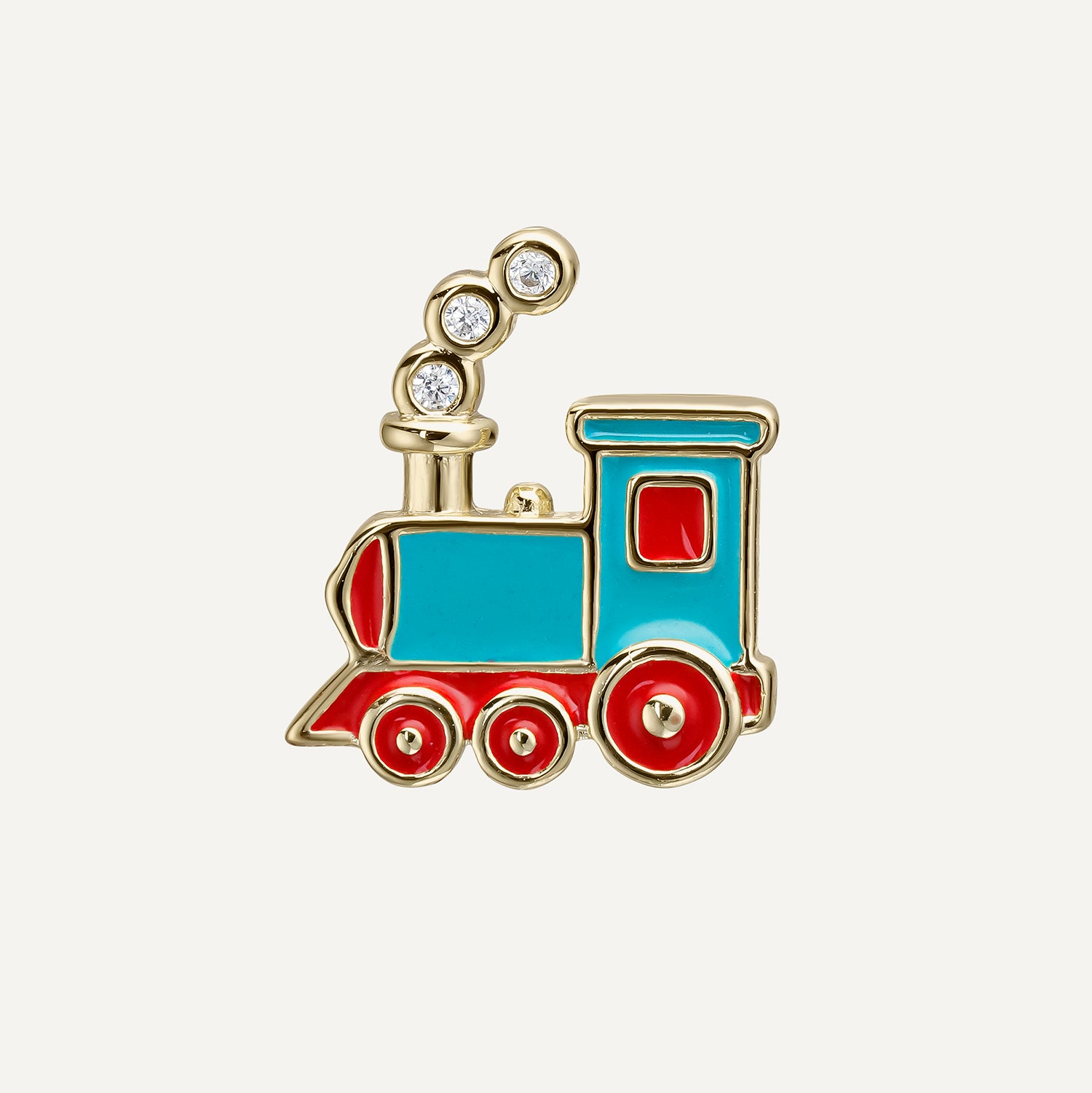 PENDIENTE PIERCING TOY TRAIN