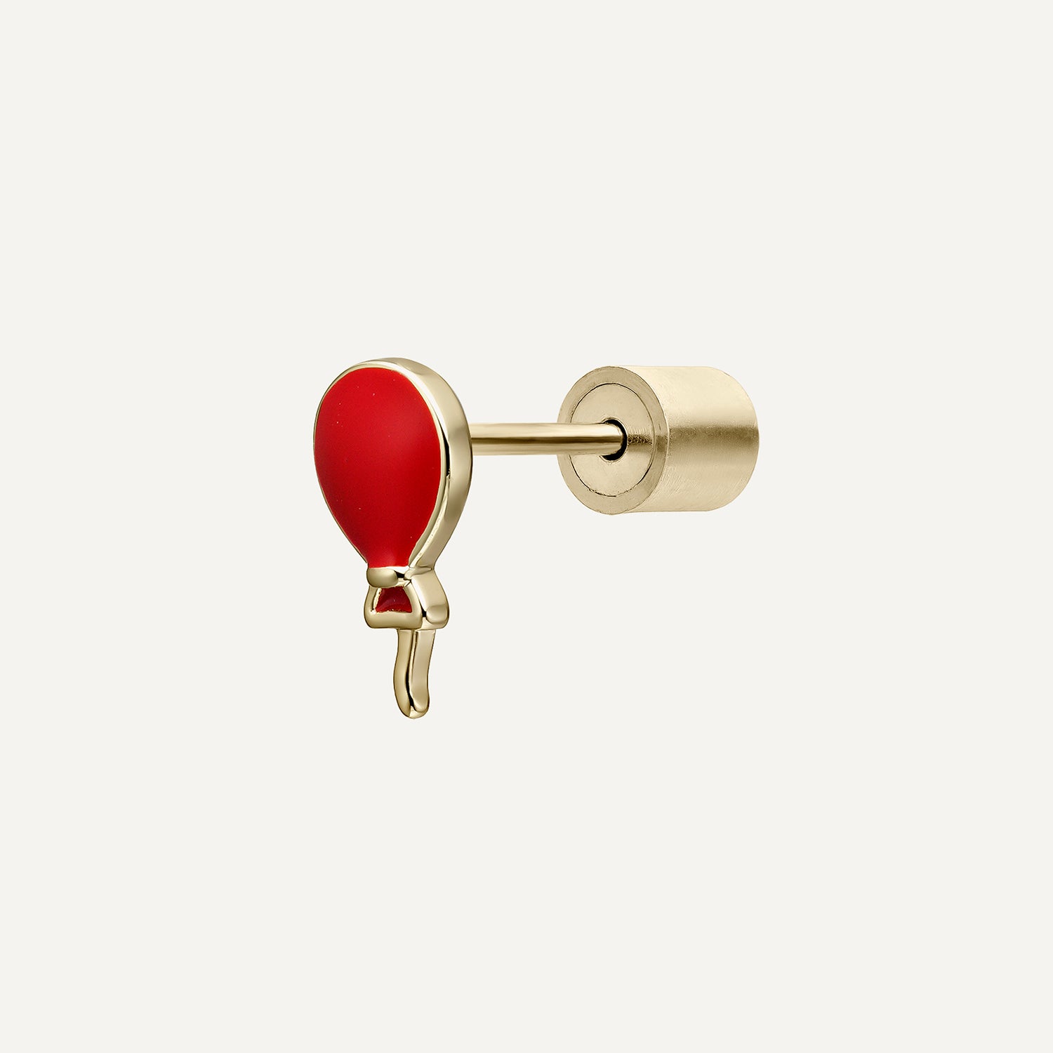 PENDIENTE PIERCING RED BALLOON