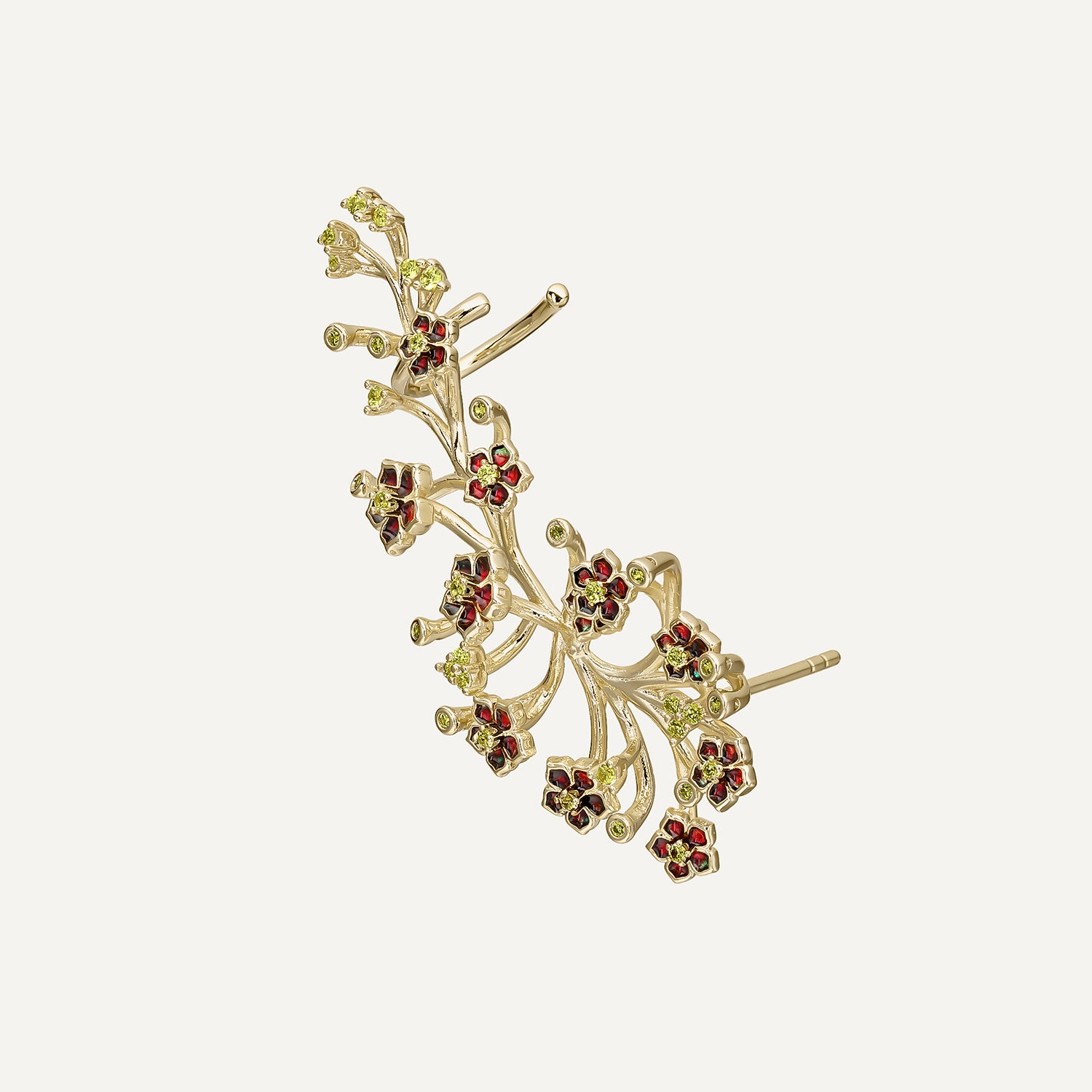 BOUCLE D'OREILLE TREPADOR BOUGAINVILLÉE