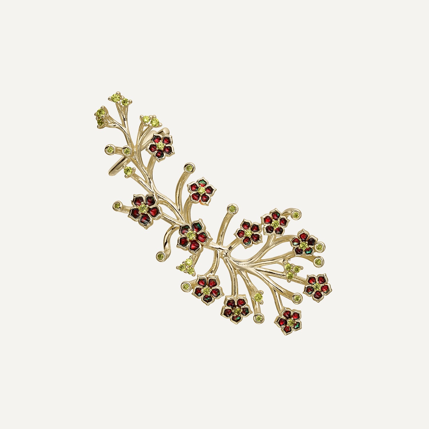 BOUCLE D'OREILLE TREPADOR BOUGAINVILLÉE