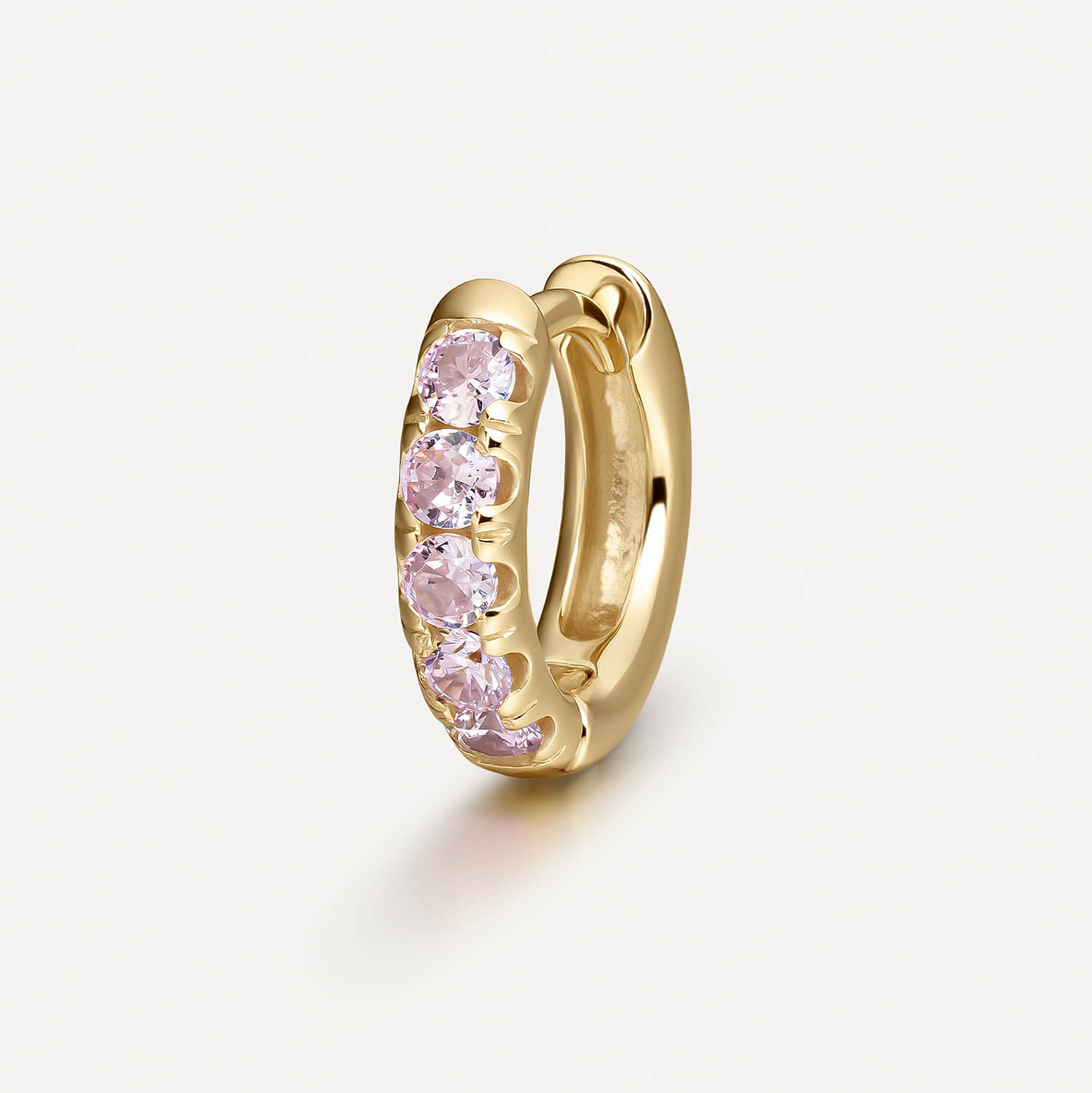 PENDIENTE PIERCING ARO PINK ZIYA