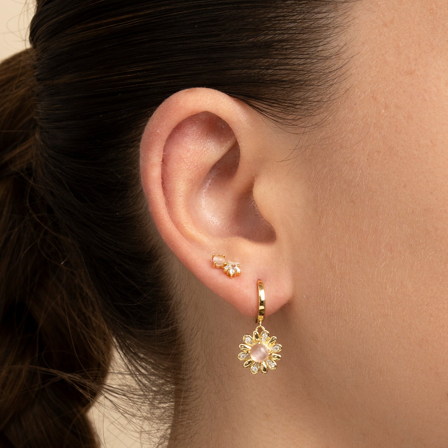 PENDIENTE PIERCING ARO MARGARITA