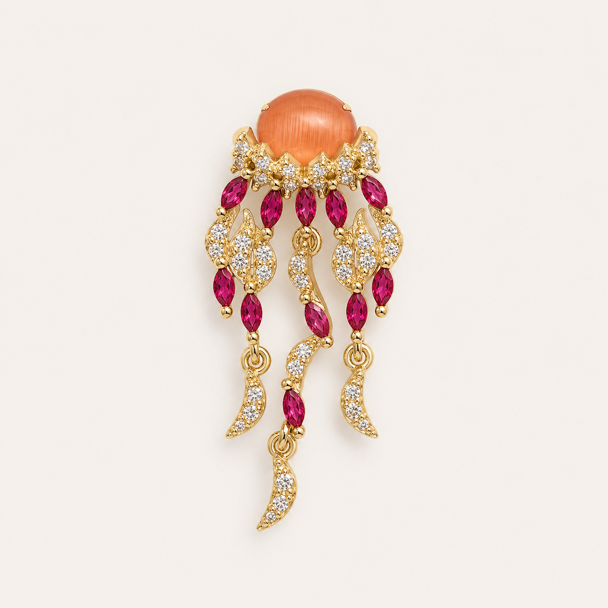 PENDIENTE PIERCING CORUNDUM MEDUSA