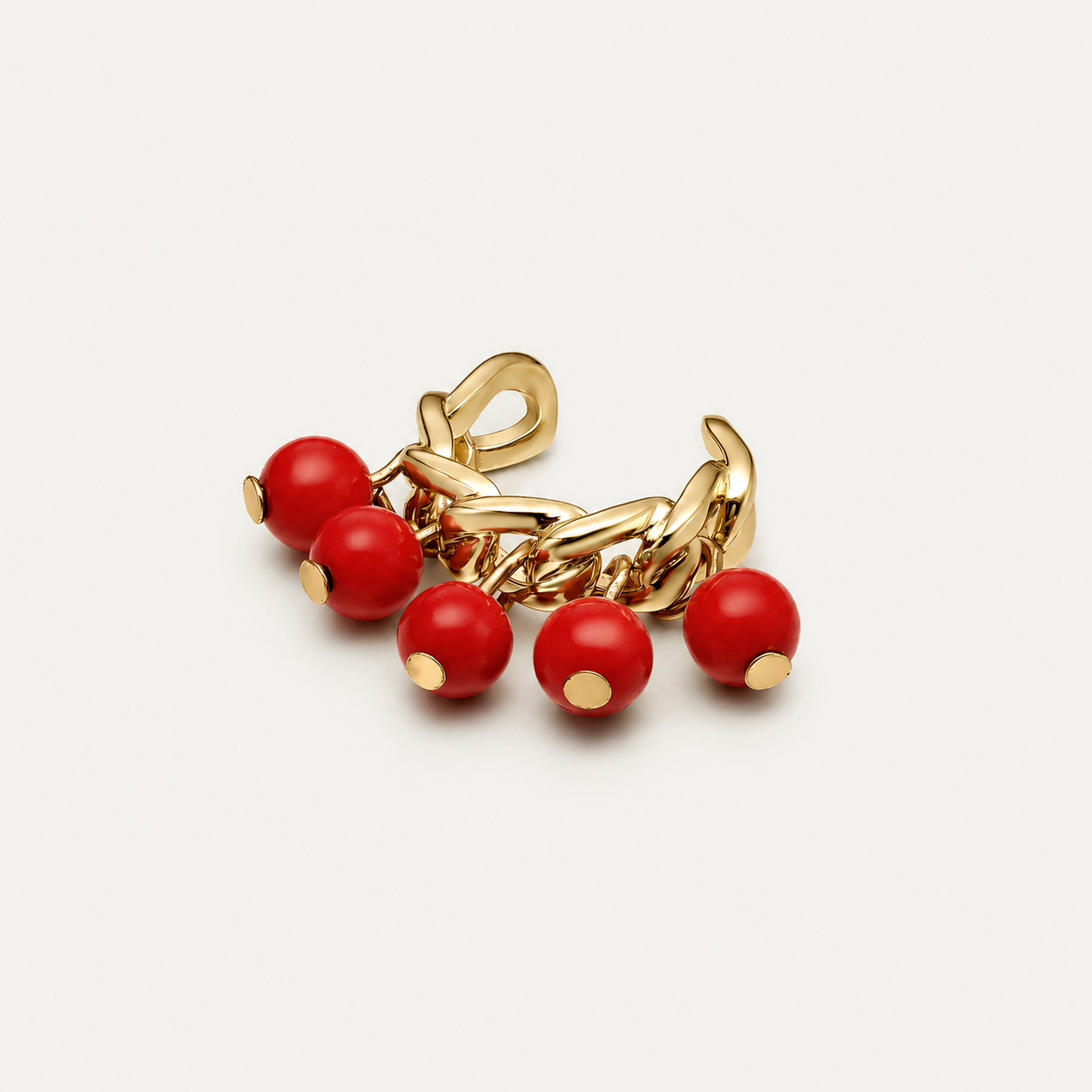 EAR CUFF GARNET AKOYA