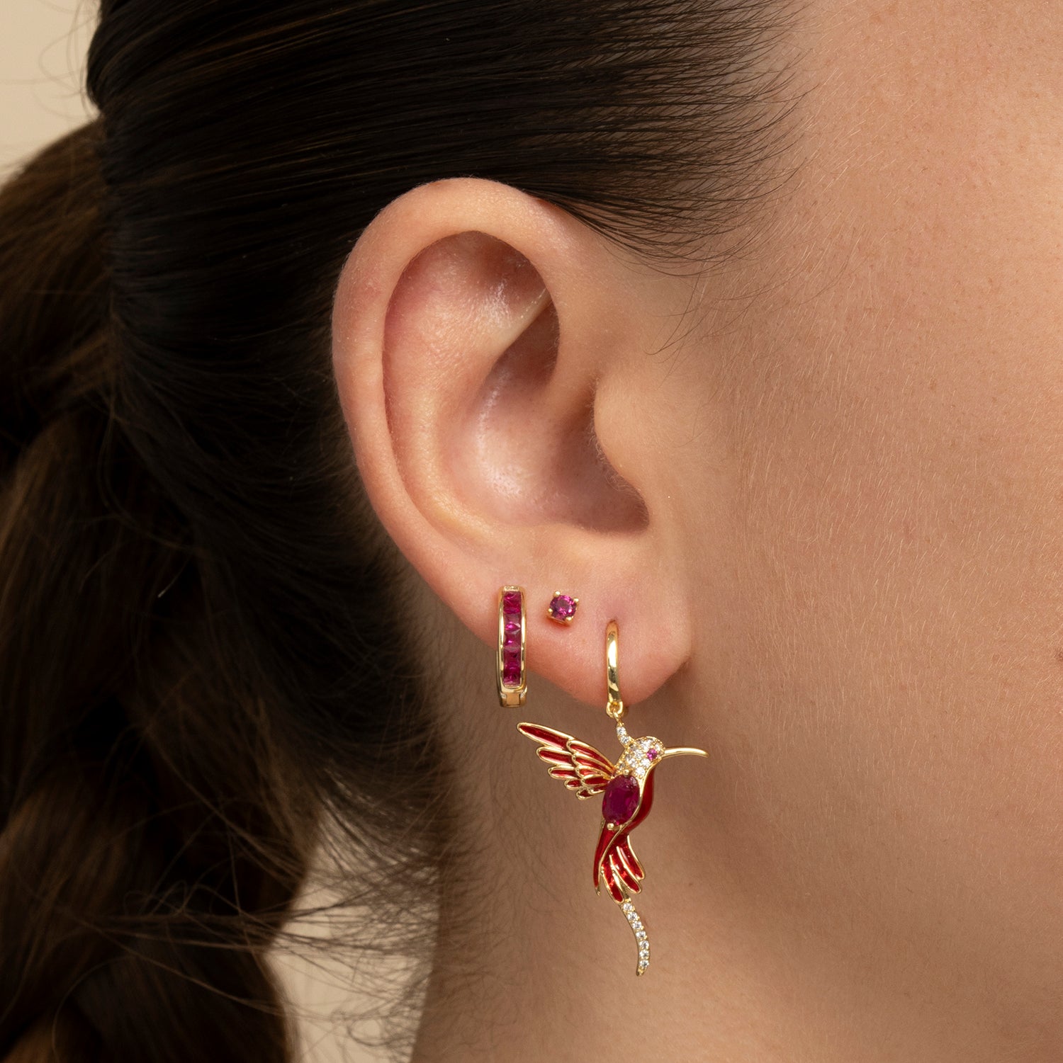 PENDIENTE PIERCING ARO CORUNDUM SPIRIT