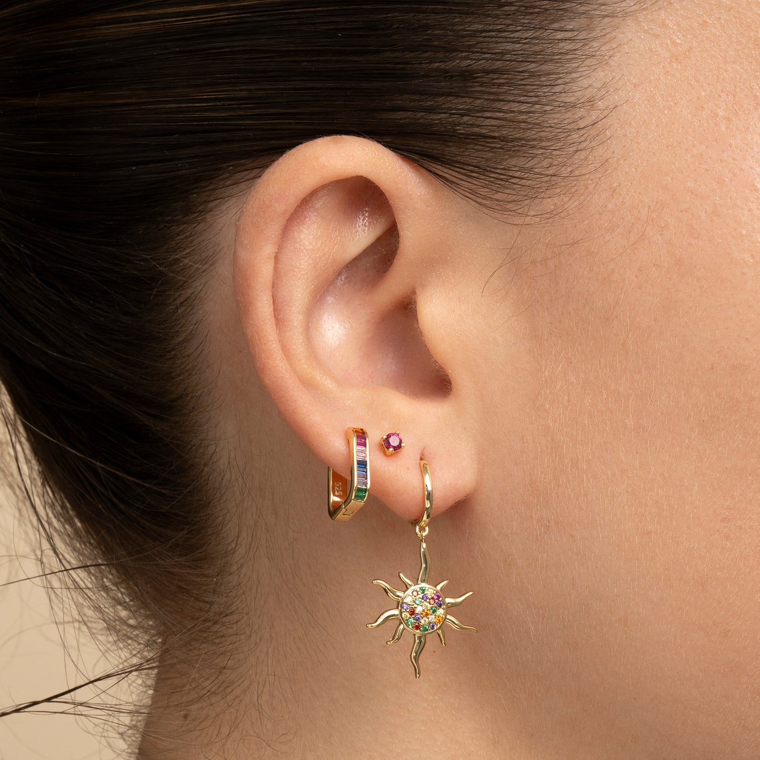 PENDIENTE PIERCING ARO SUN SOCIETY RIVIERA