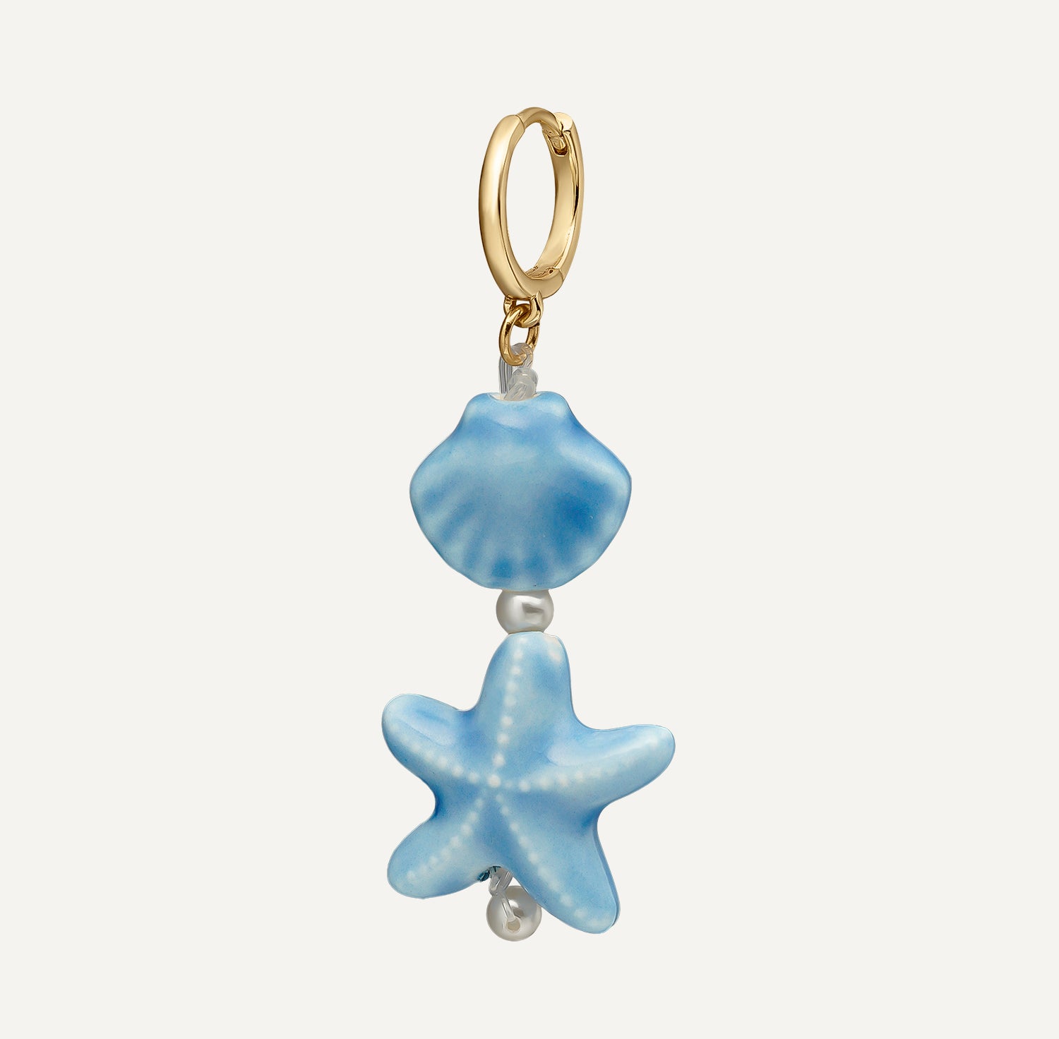 PENDIENTE PIERCING ARO POCELAINE COQUILLE