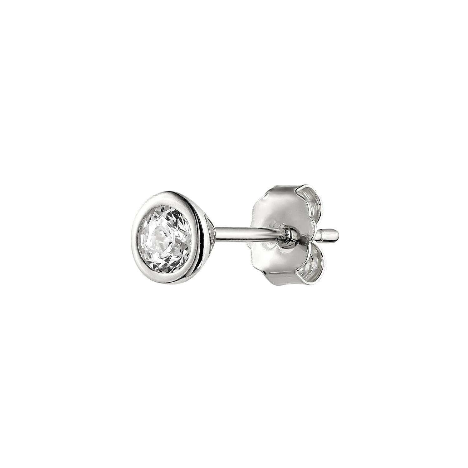SILBER TRESOR EINZELNER OHRRING