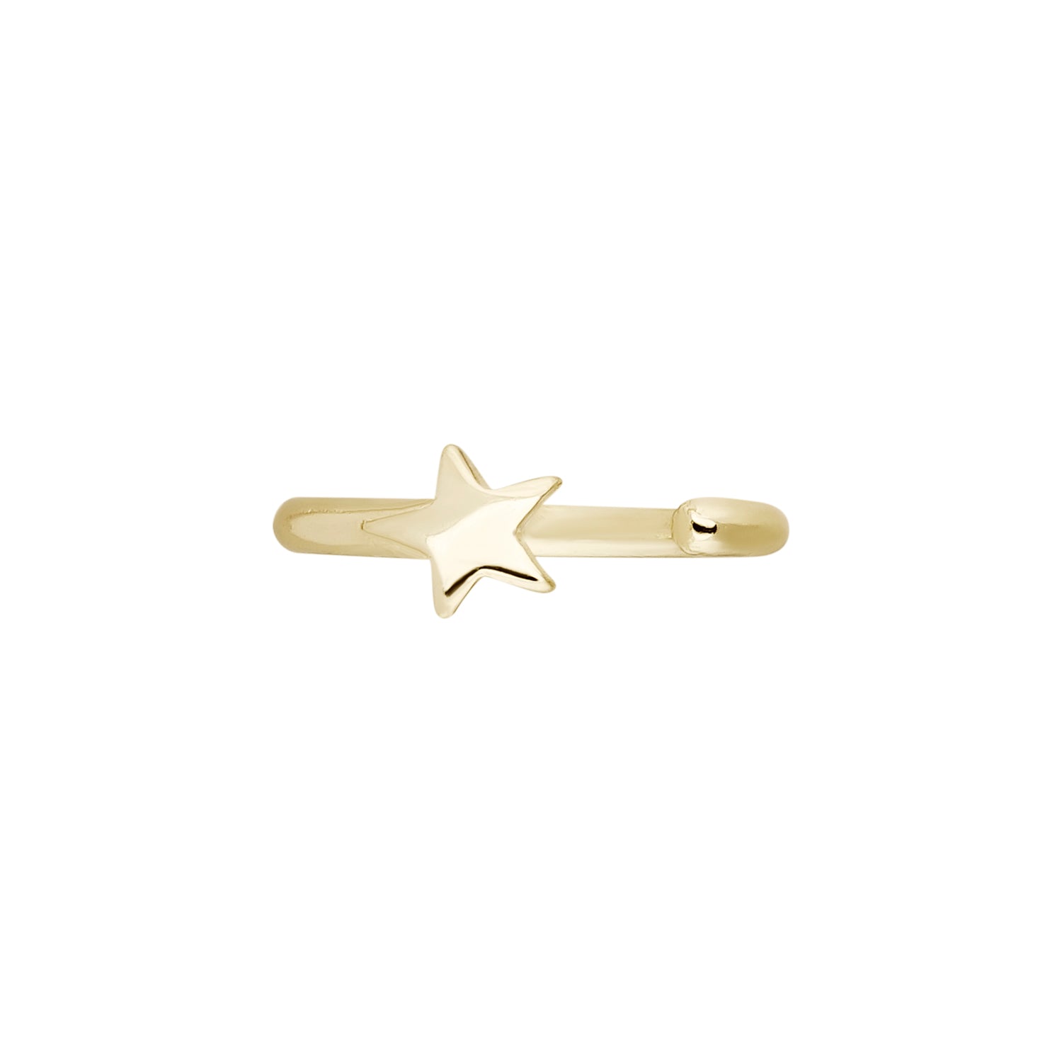 STAR MINIMALIST EINZELNER OHRRING