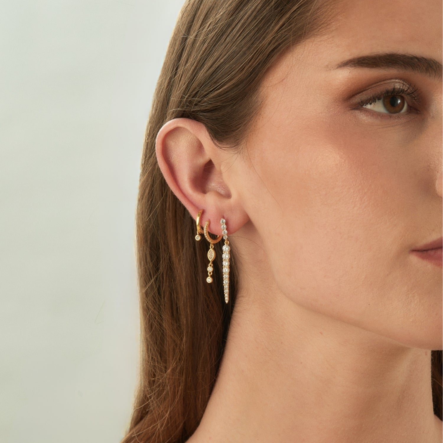 MONIQUE HOOP PIERCING EARRING