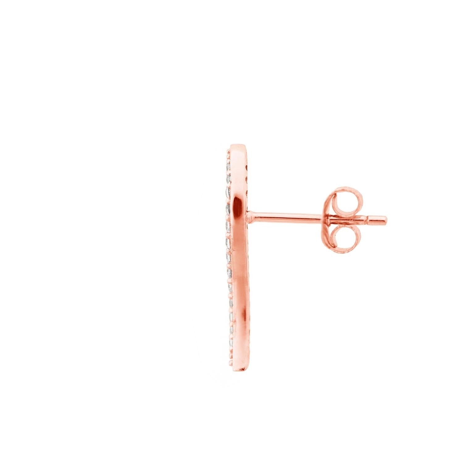 PENDIENTE TREPADOR ORO ROSA SOLANGE